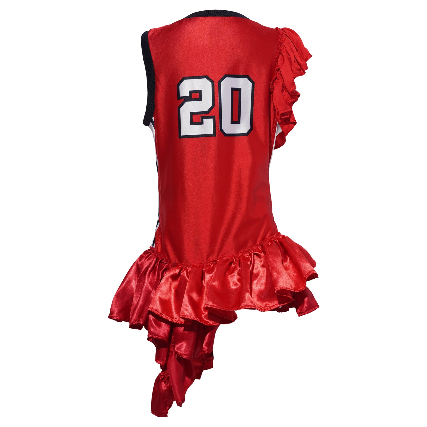 HOUSTON HOOPS MINI DRESS / RED
