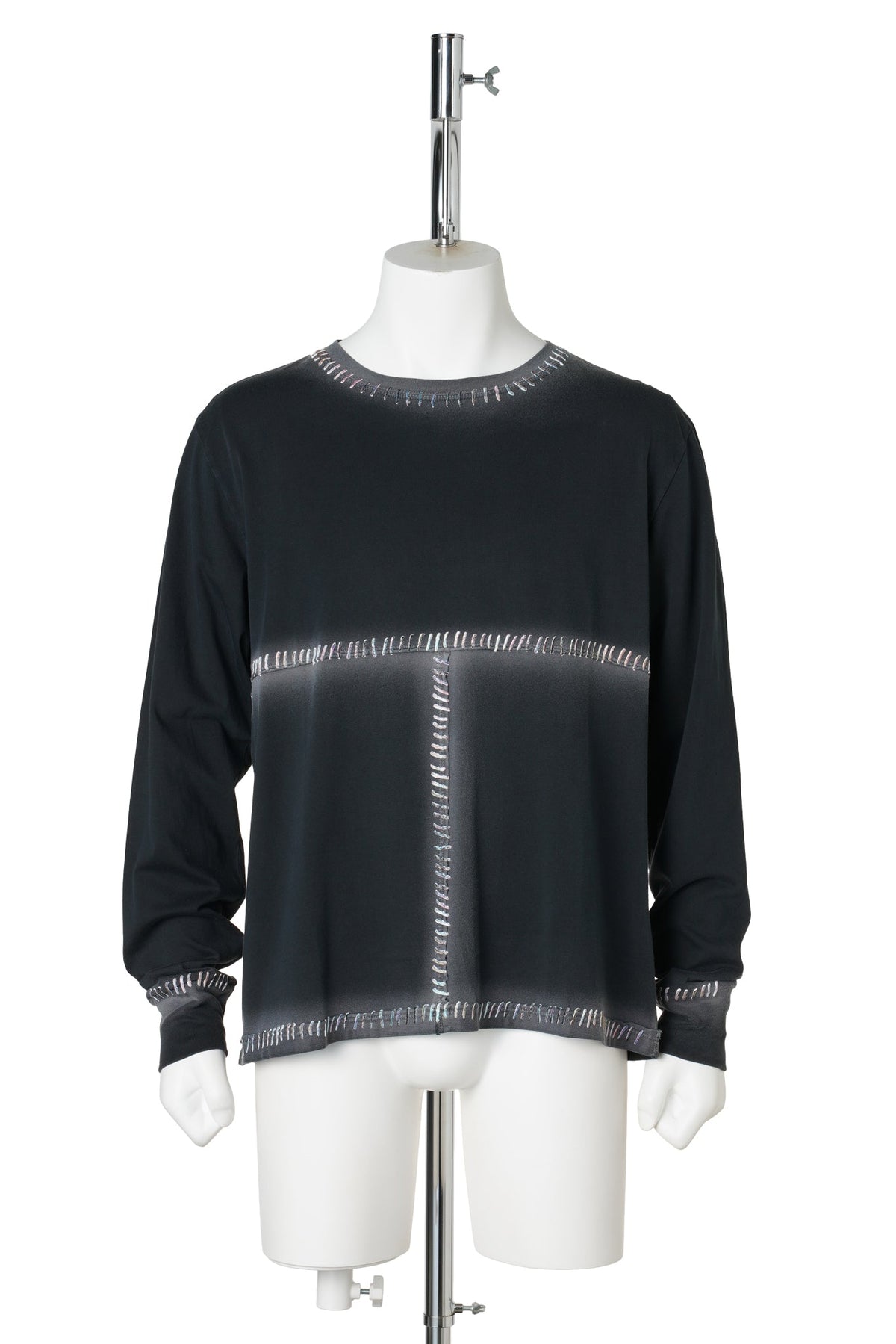 LAPPED LONG SLEEVE / STITCHED