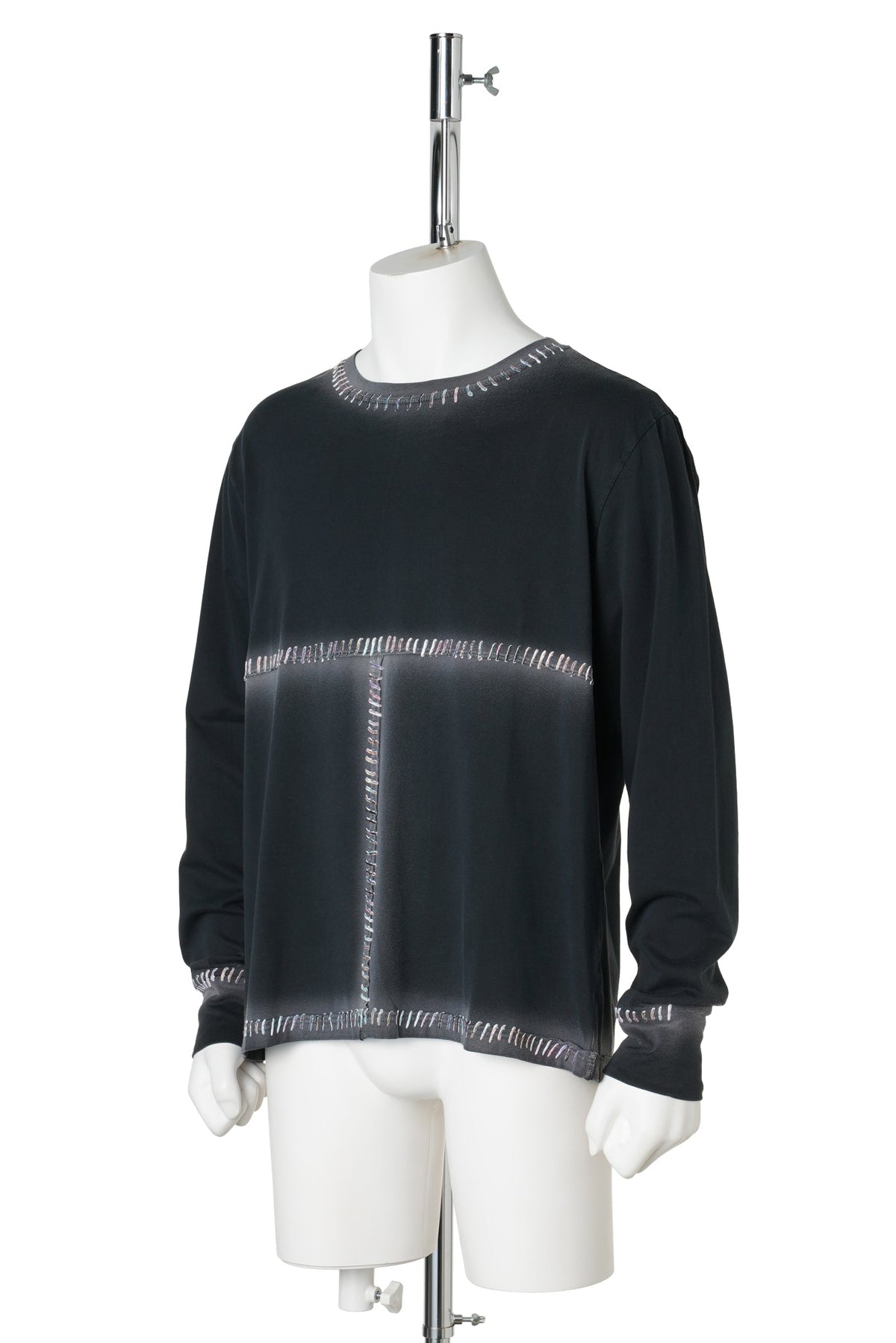 LAPPED LONG SLEEVE / STITCHED