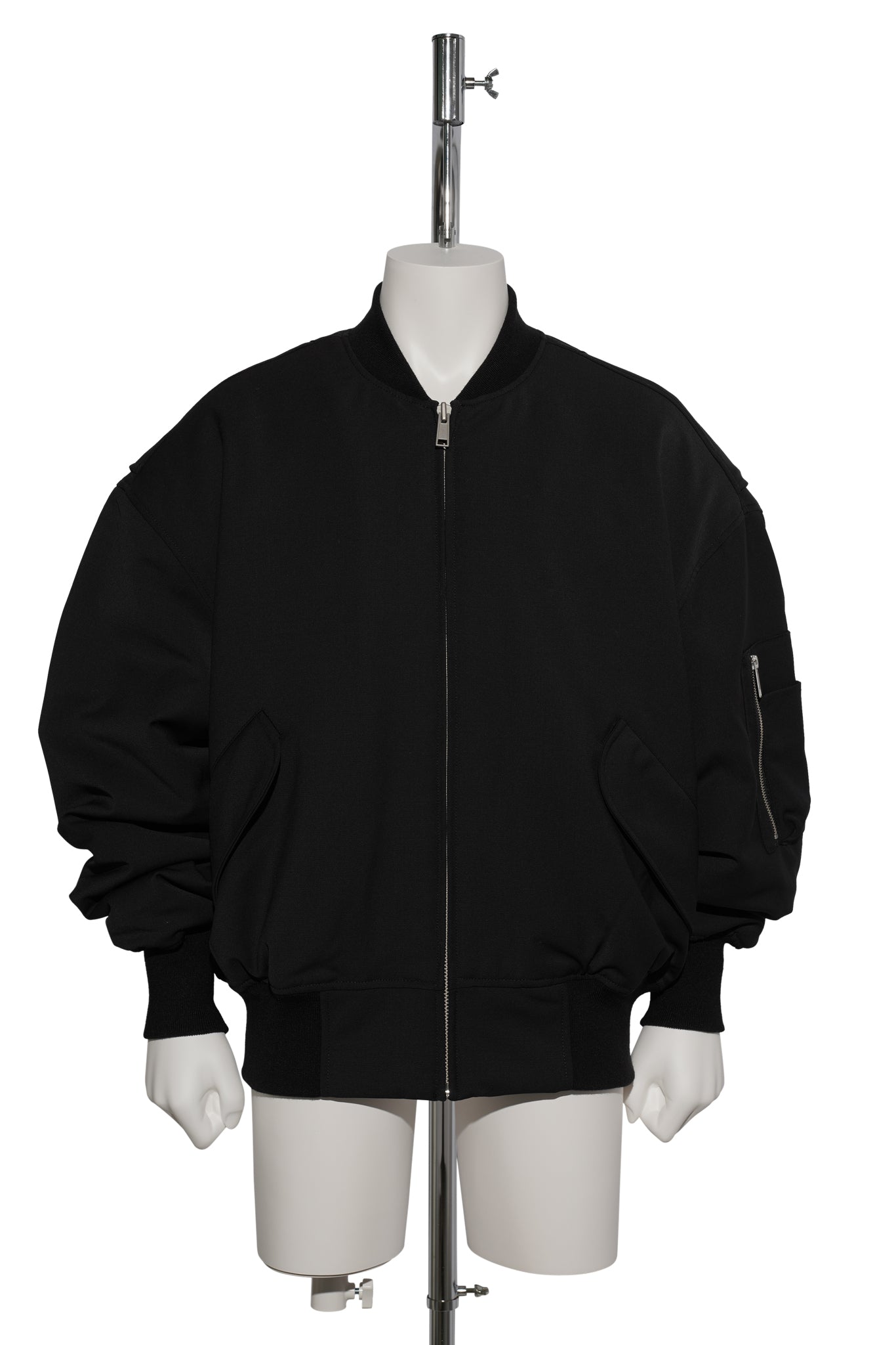 BROAD BOMBER WOOL / BLACK WOOL