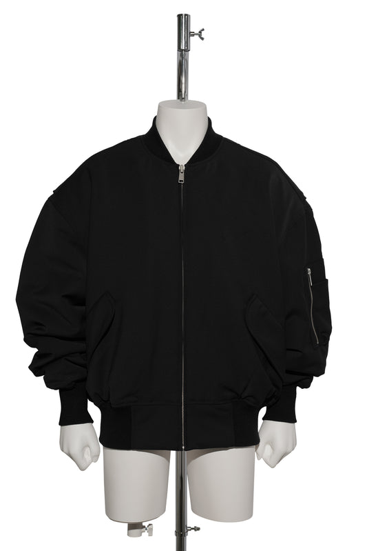 BROAD BOMBER WOOL / BLACK WOOL