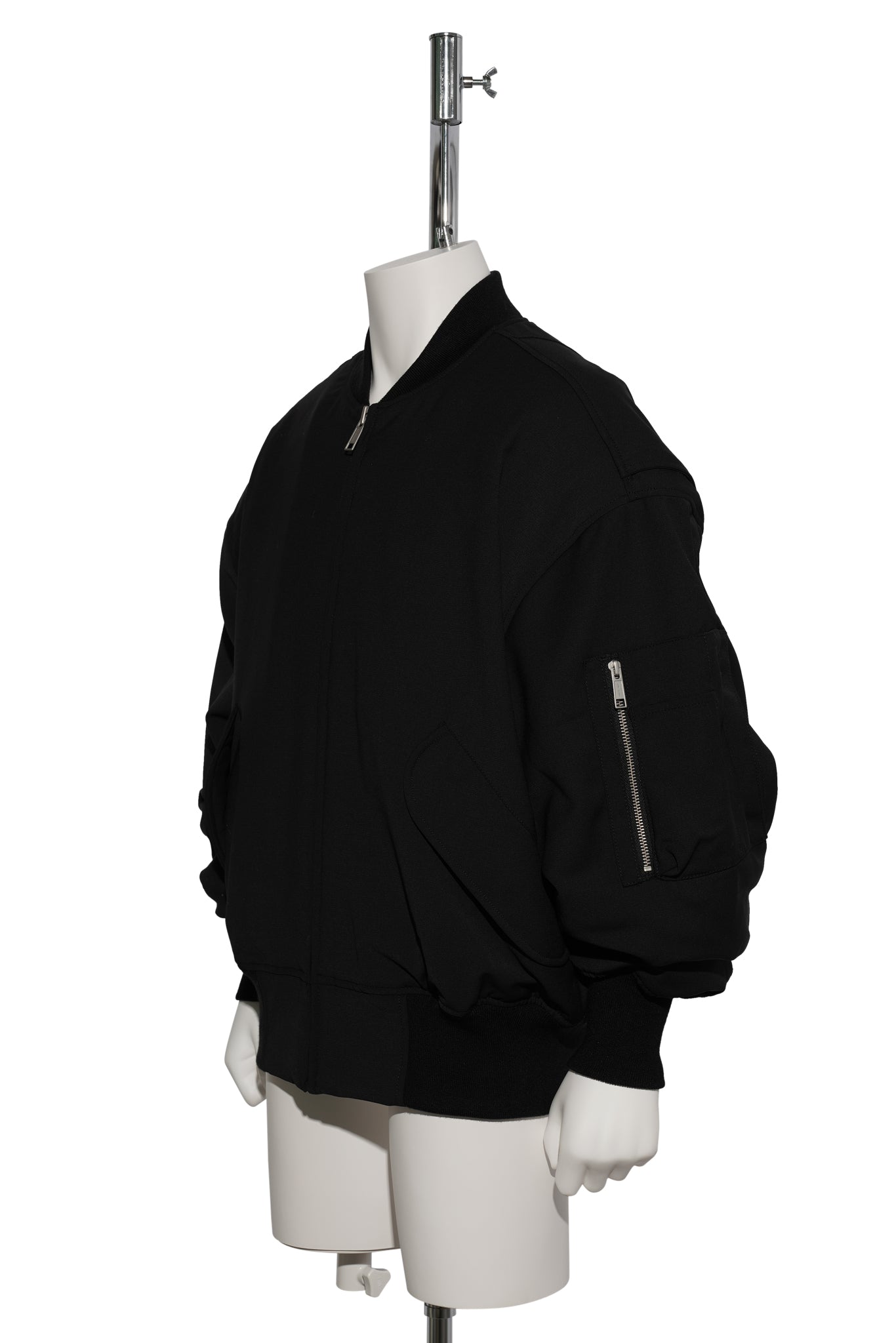 BROAD BOMBER WOOL / BLACK WOOL
