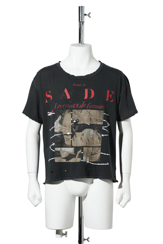 LES CRIMES DE L'AMOUR T-SHIRT / THRASHED BLACK