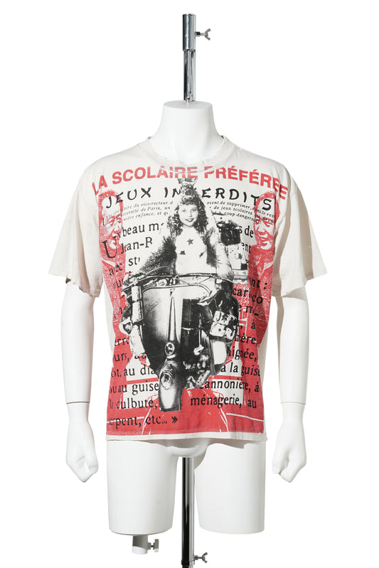 LA SCOLAIRE PRÉFÉREE T-SHIRT / ANTIQUE WHITE