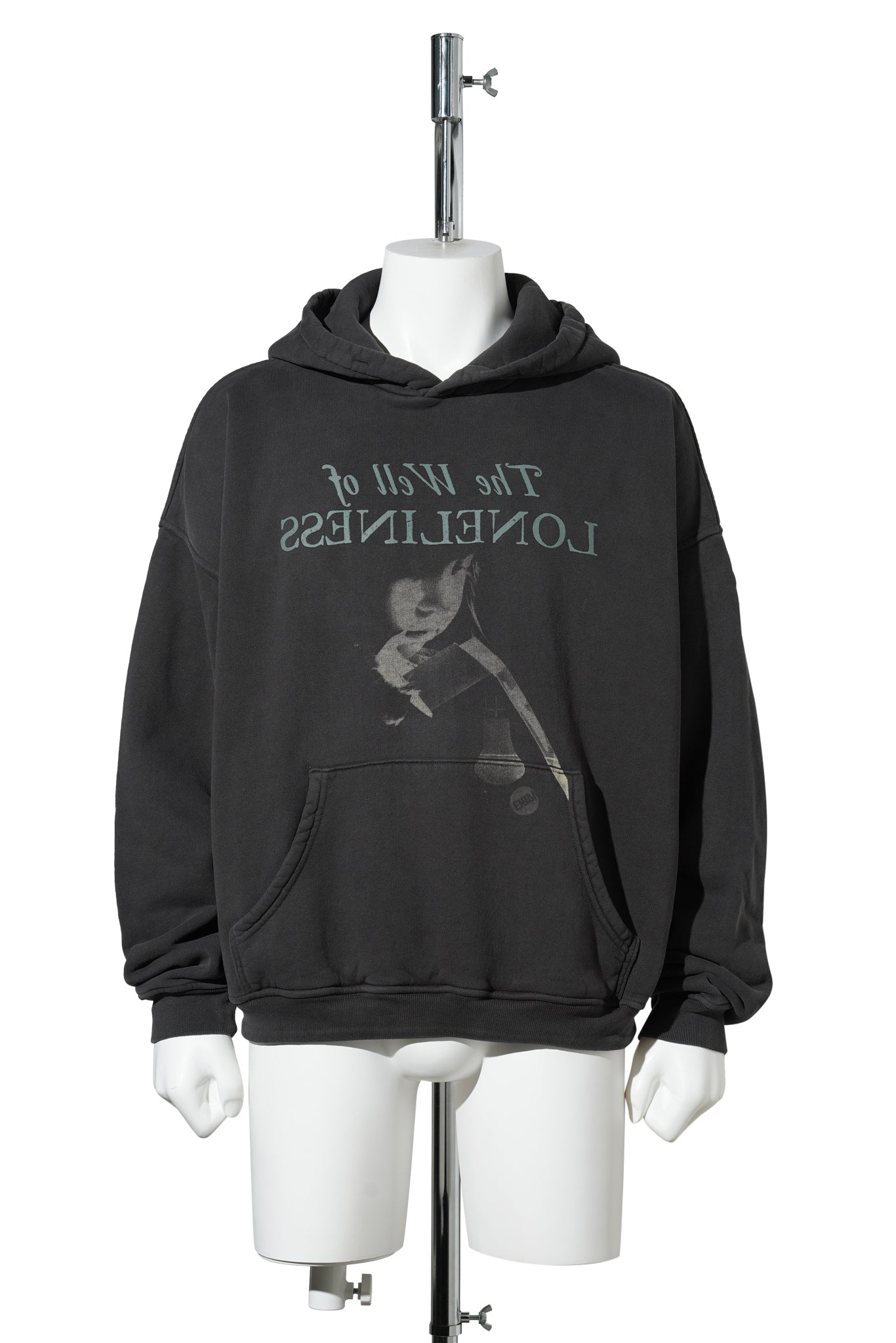 WELL OF LONELINESS HOODIE / FADED BLACK