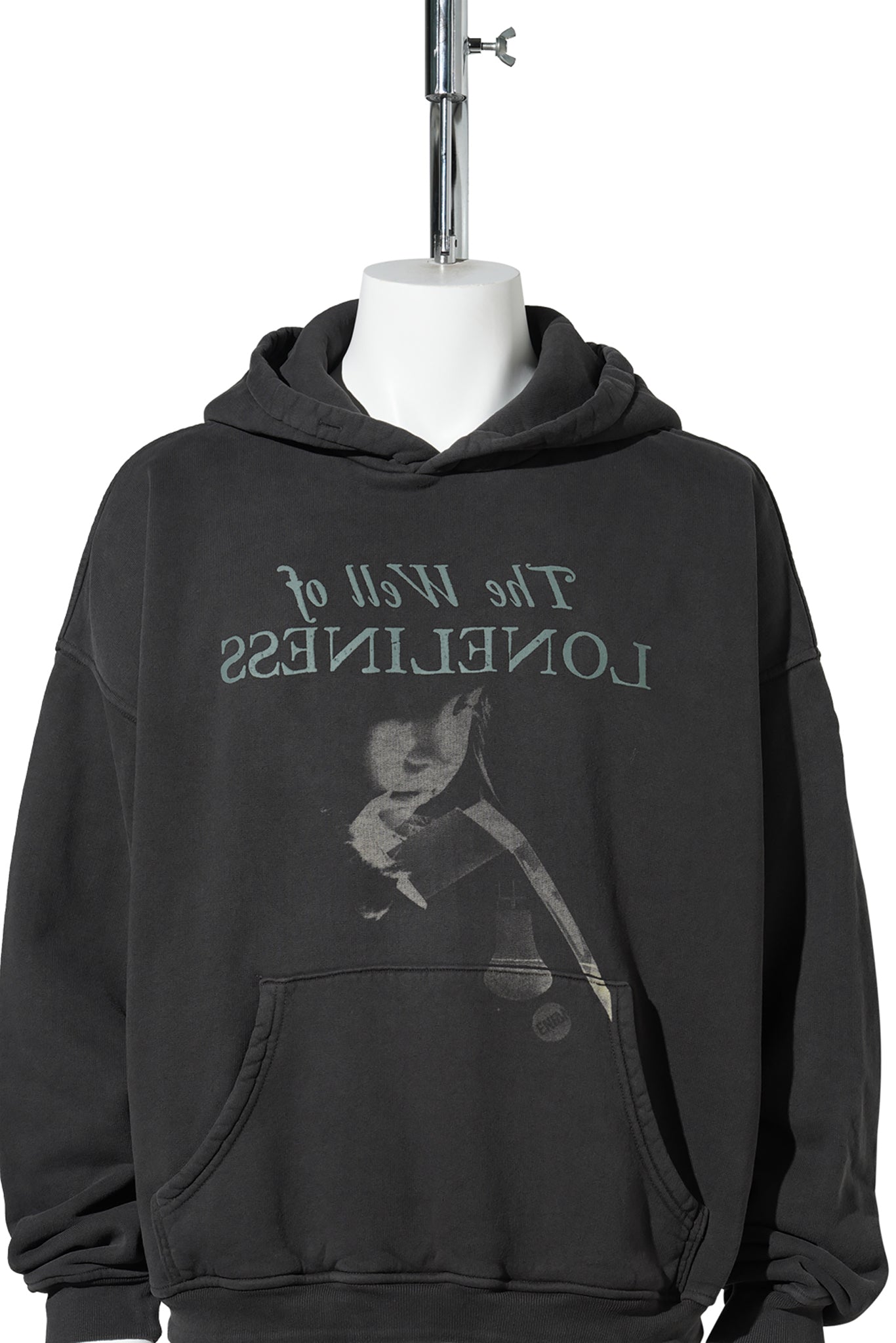 WELL OF LONELINESS HOODIE / FADED BLACK