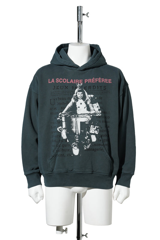 LA SCOLAIRE PRÉFÉREE HOODIE / DARK FOREST GREEN