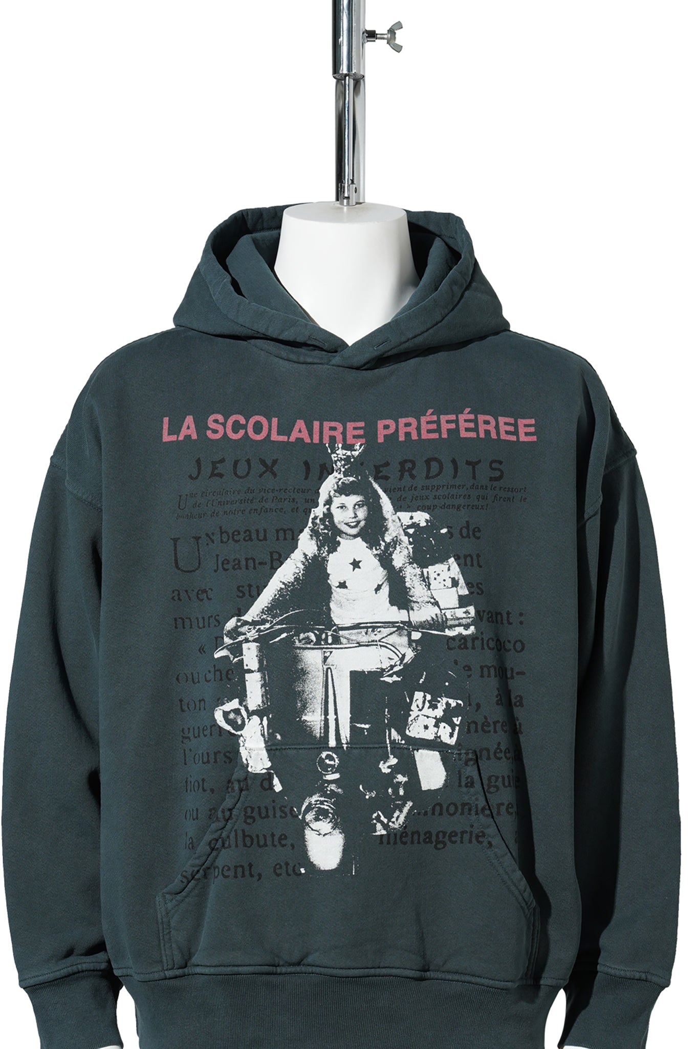 LA SCOLAIRE PRÉFÉREE HOODIE / DARK FOREST GREEN