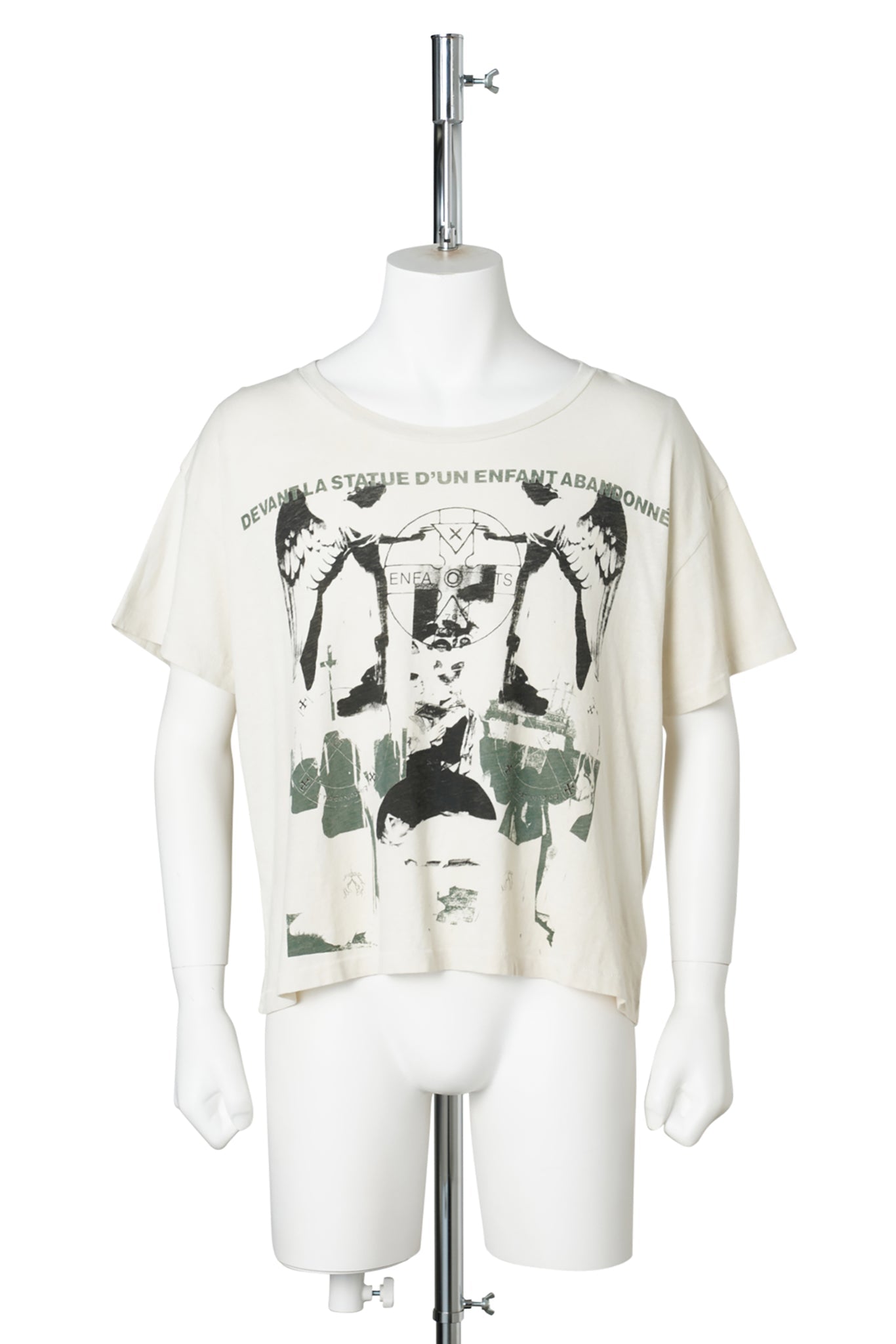 NUN KICKS BABY T-SHIRT / DIRTY WHITE