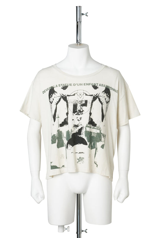NUN KICKS BABY T-SHIRT / DIRTY WHITE