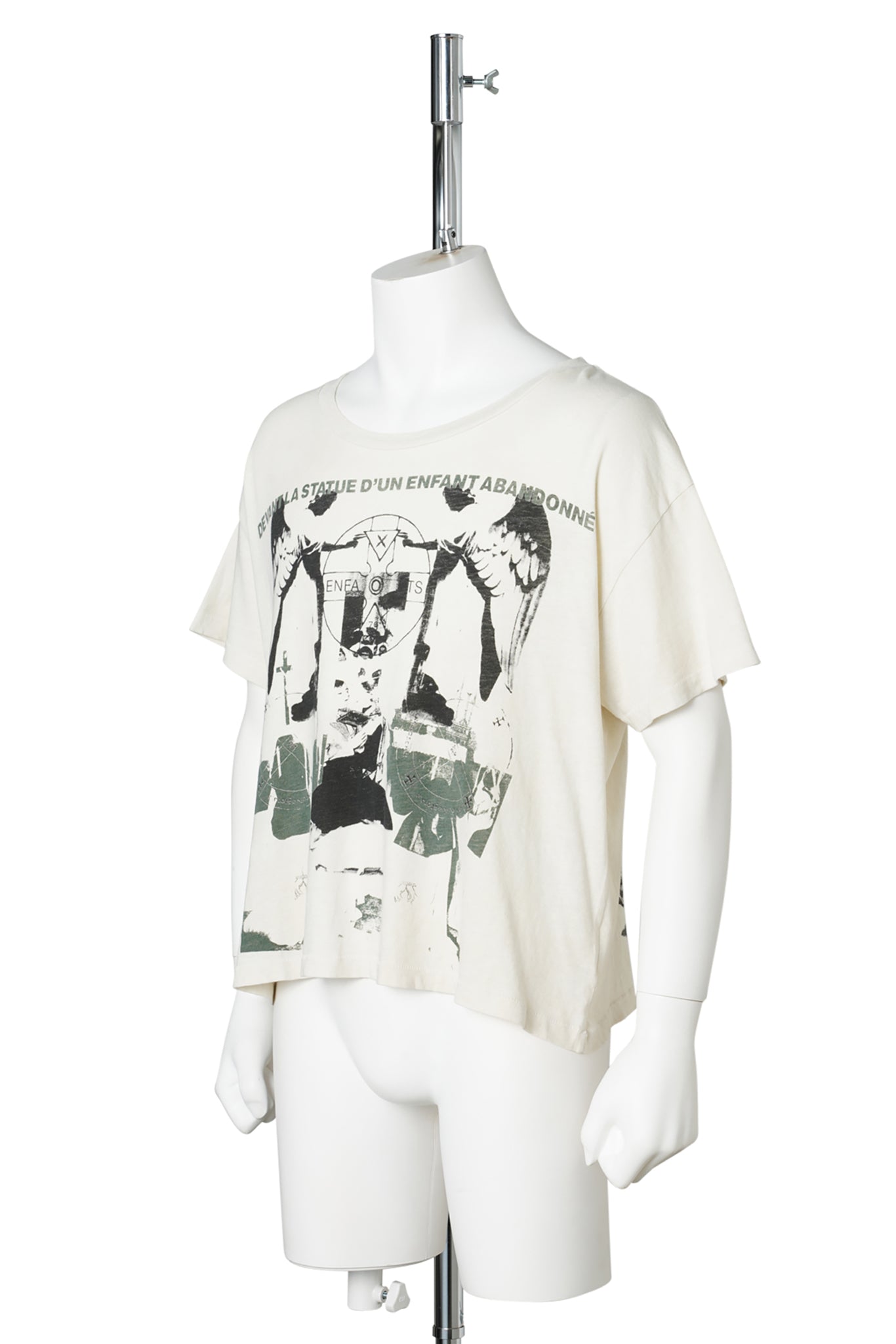 NUN KICKS BABY T-SHIRT / DIRTY WHITE