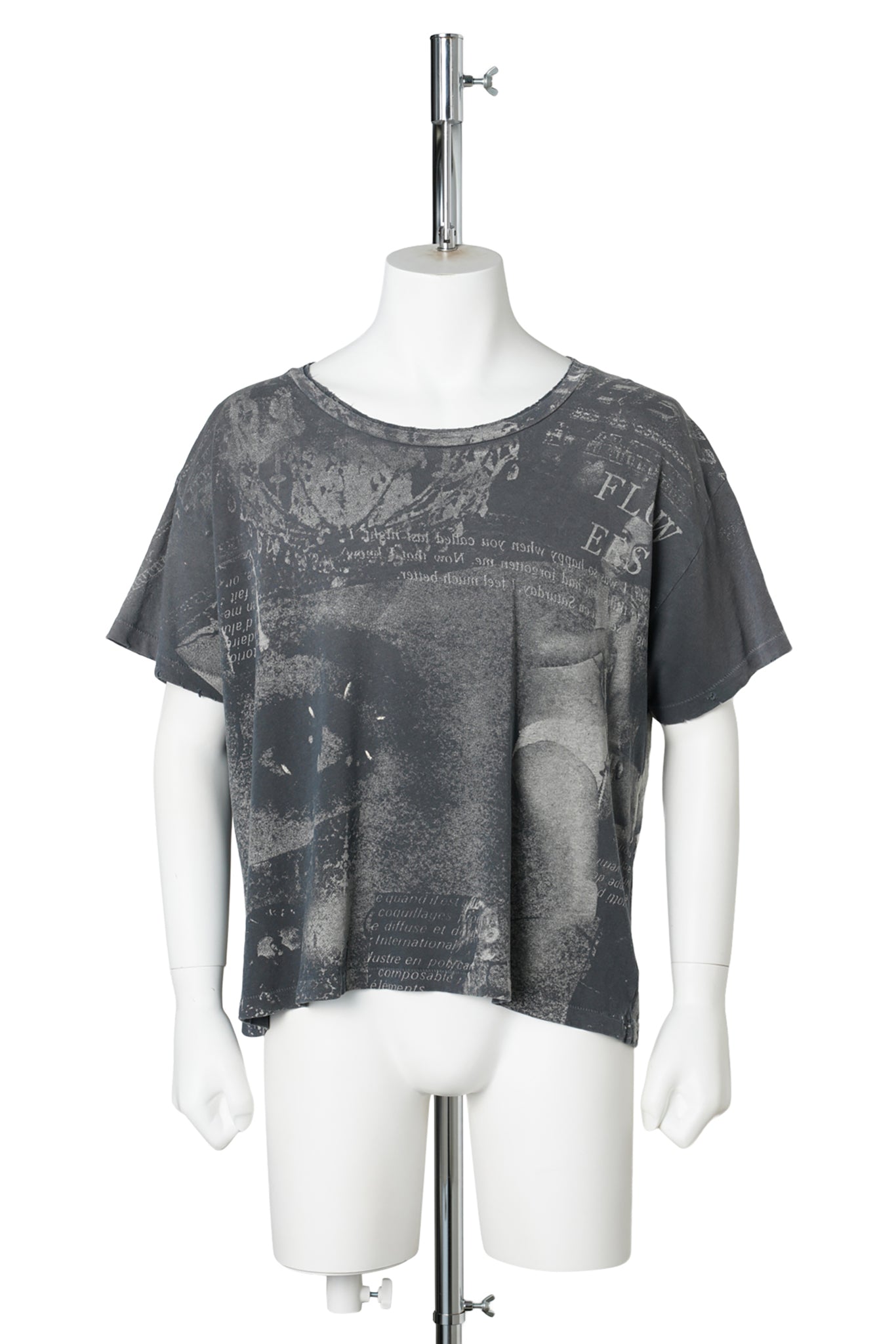 FILM ON PAPER T-SHIRT / FADED BLACK