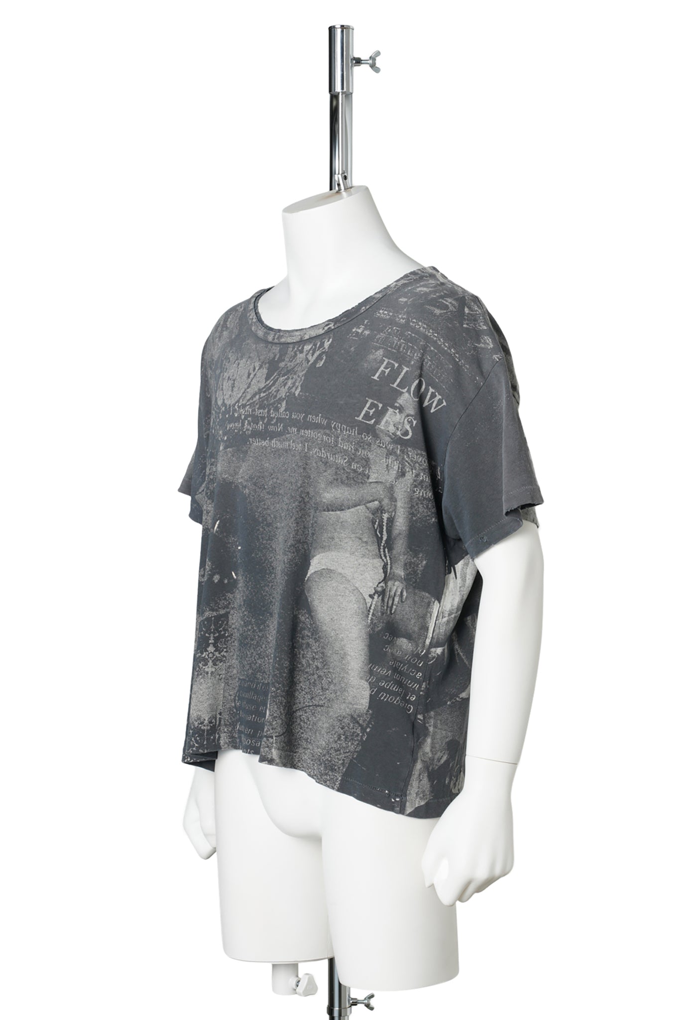FILM ON PAPER T-SHIRT / FADED BLACK
