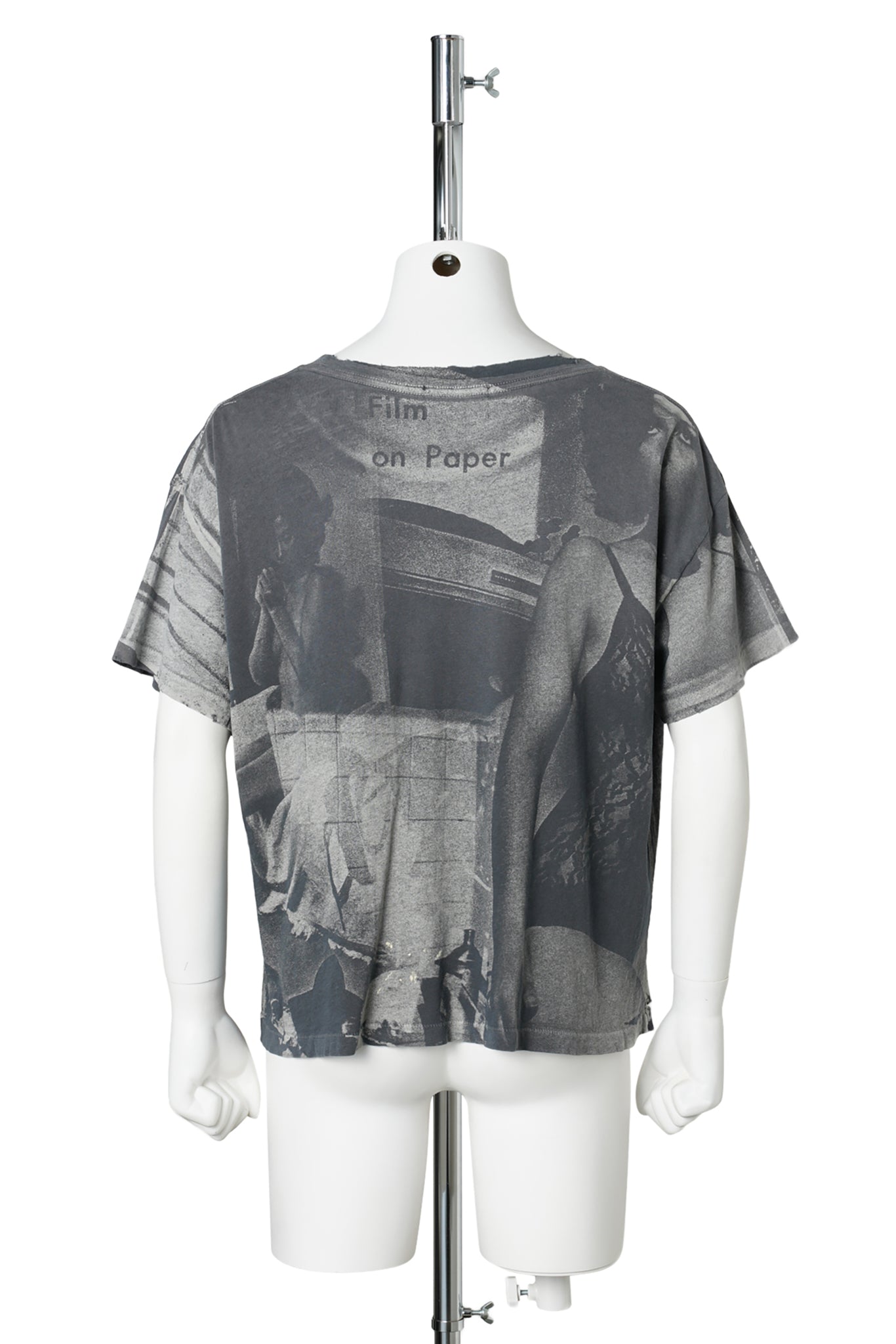 FILM ON PAPER T-SHIRT / FADED BLACK