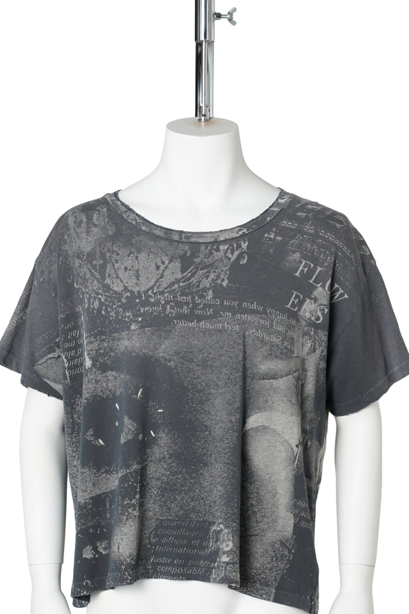 FILM ON PAPER T-SHIRT / FADED BLACK