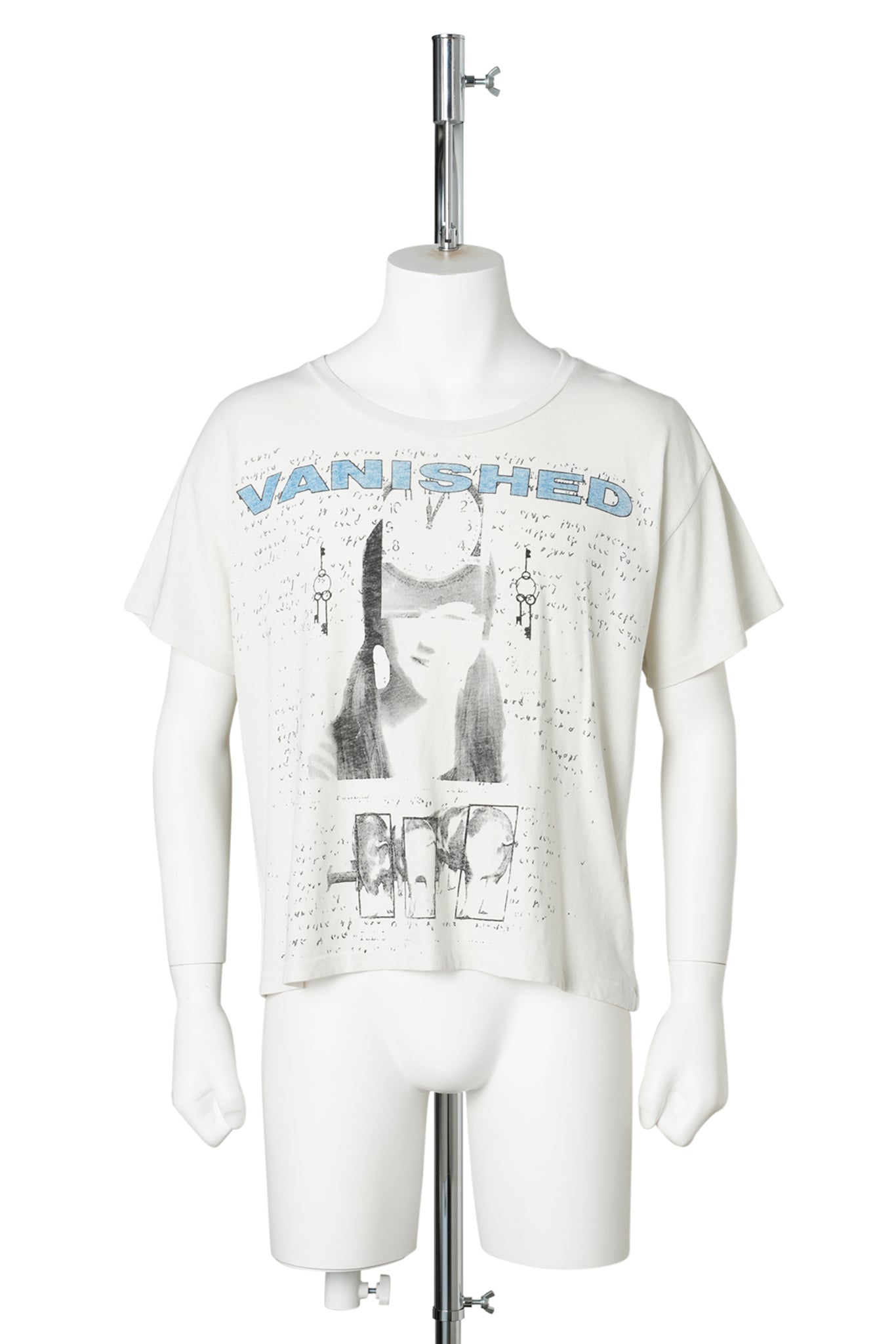 BUDDHIST UNCLE T-SHIRT / FADED WHITE