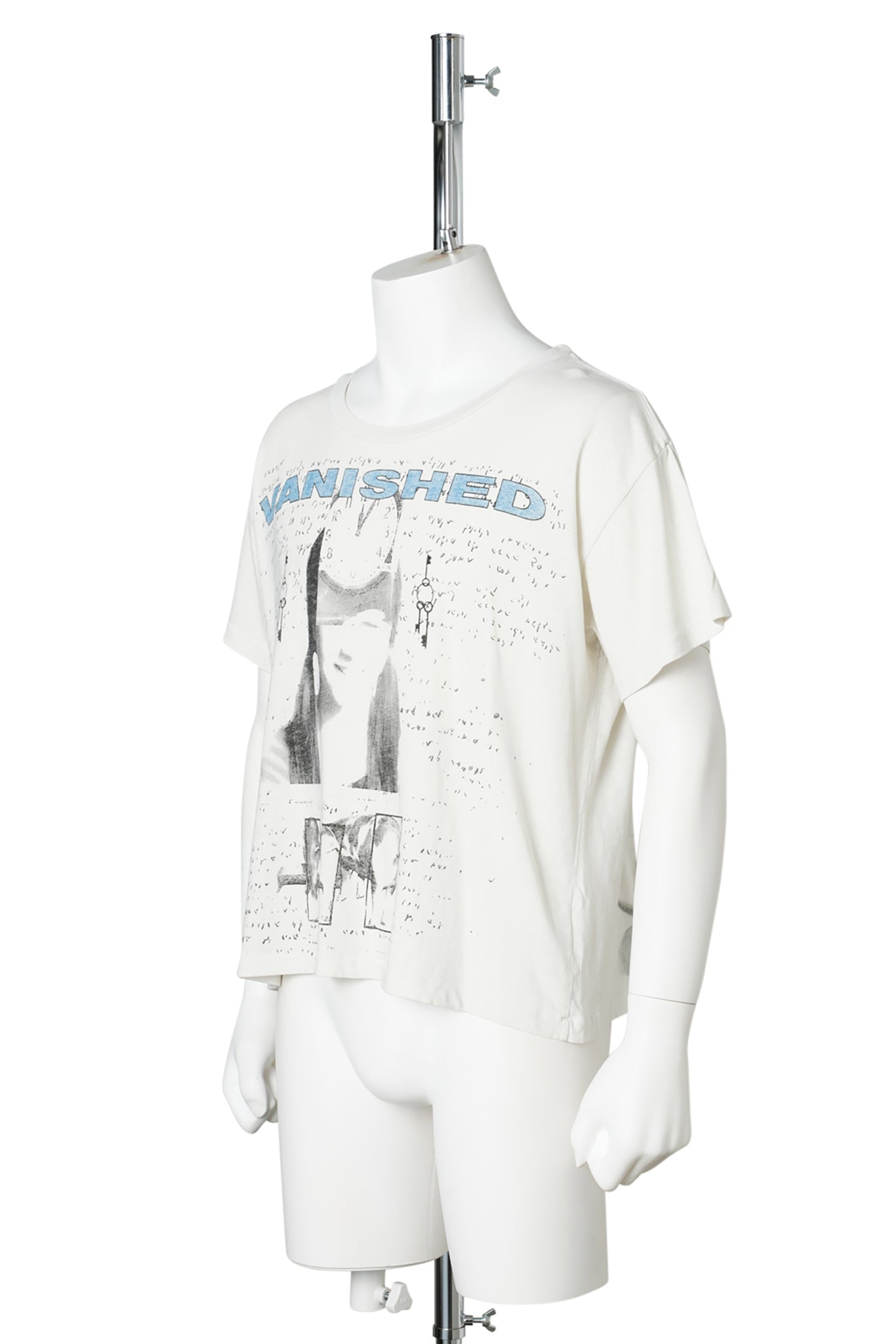 BUDDHIST UNCLE T-SHIRT / FADED WHITE