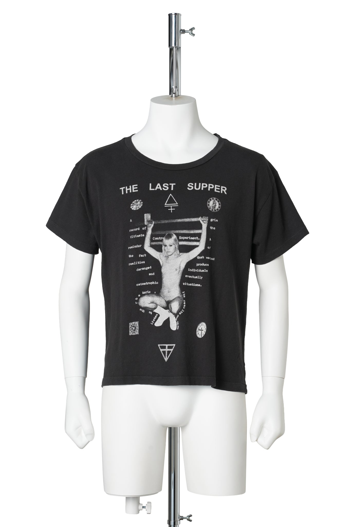THE LAST SUPPER T-SHIRT / FADED BLACK