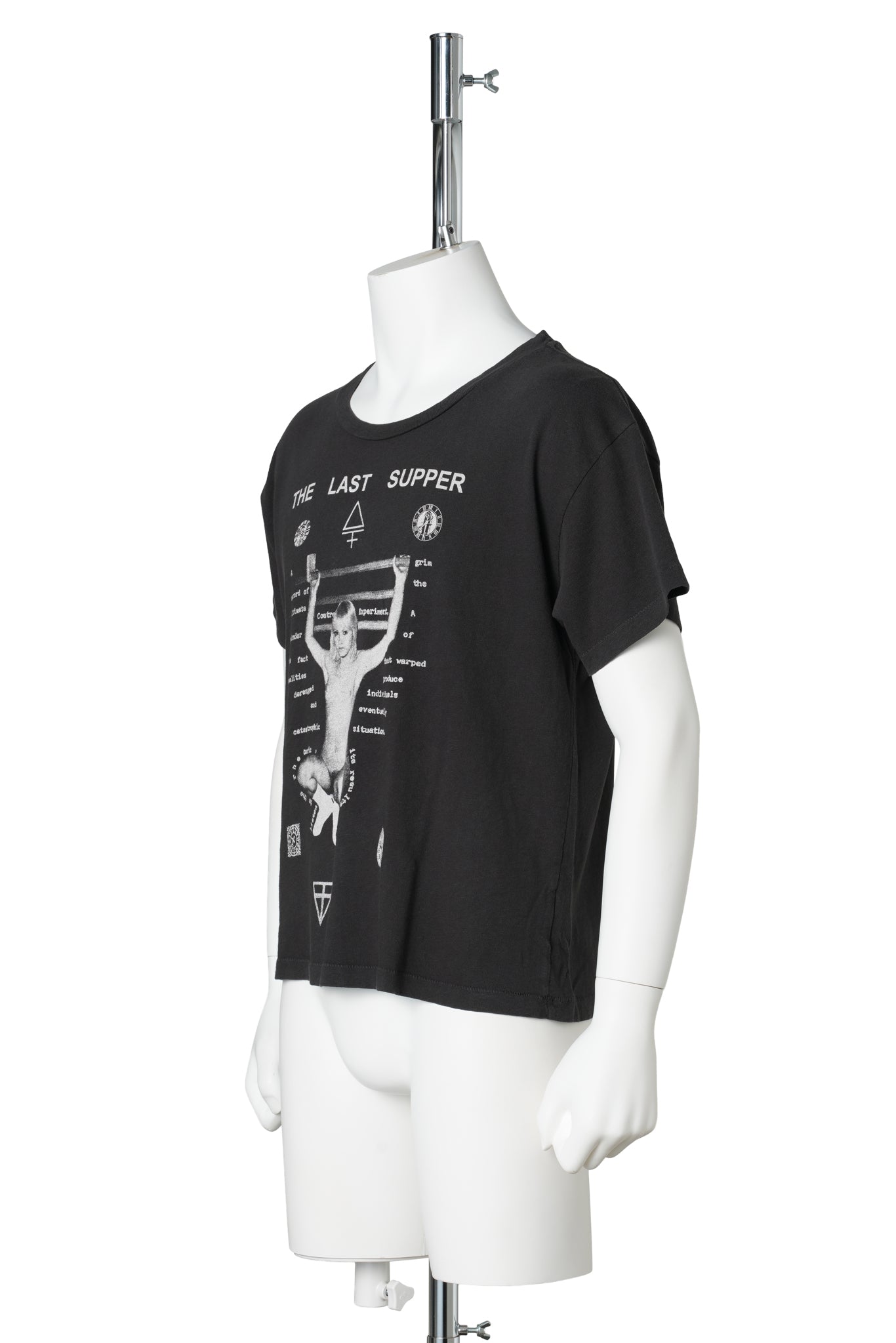THE LAST SUPPER T-SHIRT / FADED BLACK
