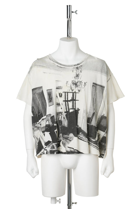 DESTROYED APARTMENT T-SHIRT / DIRTY WHITE