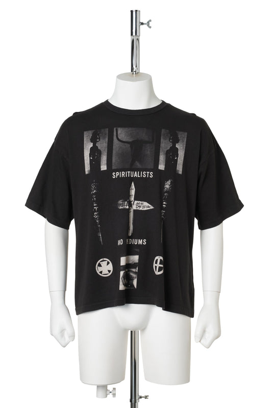 SPIRITUALISTS AND MEDIUMS T-SHIRT / FADED BLACK