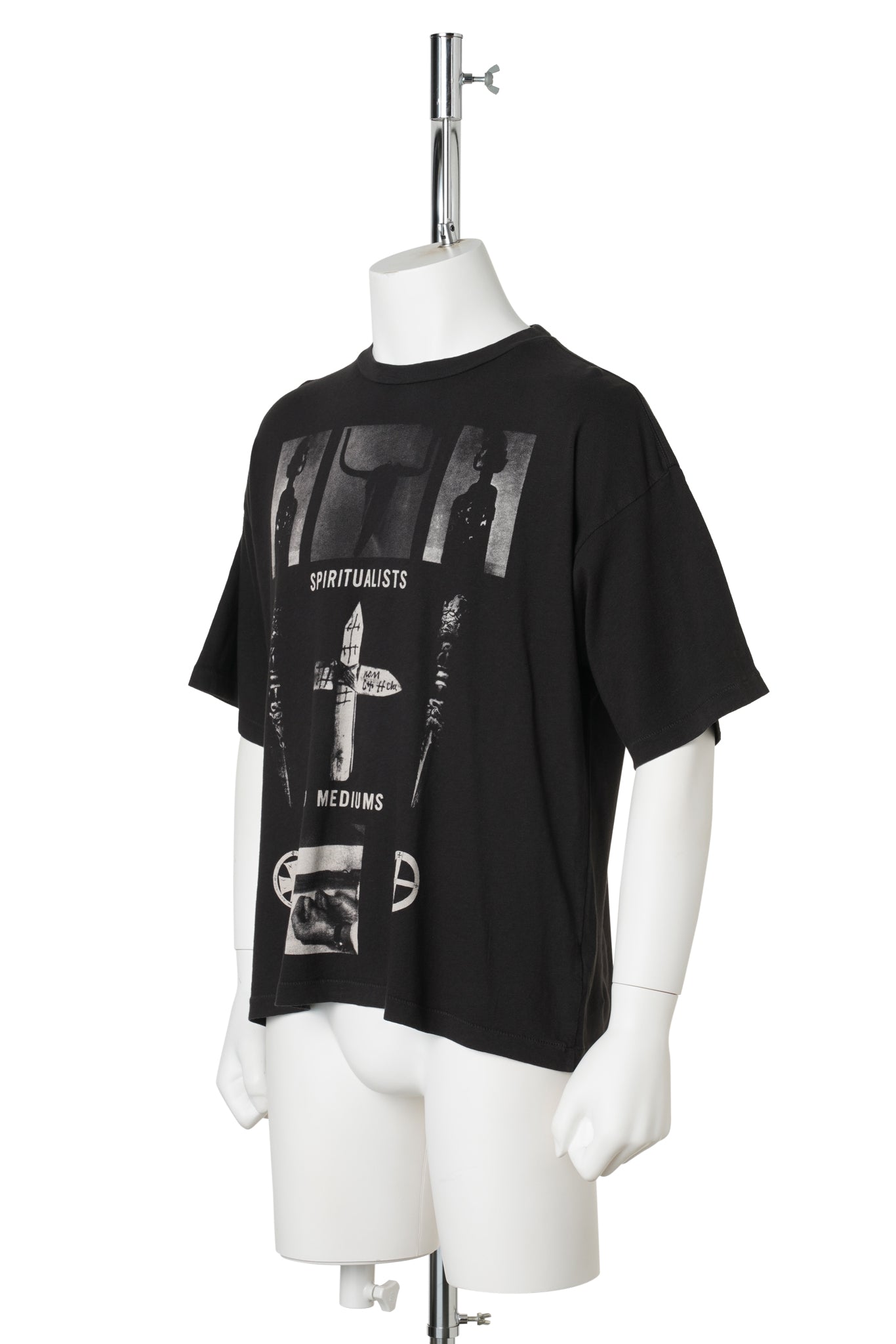 SPIRITUALISTS AND MEDIUMS T-SHIRT / FADED BLACK