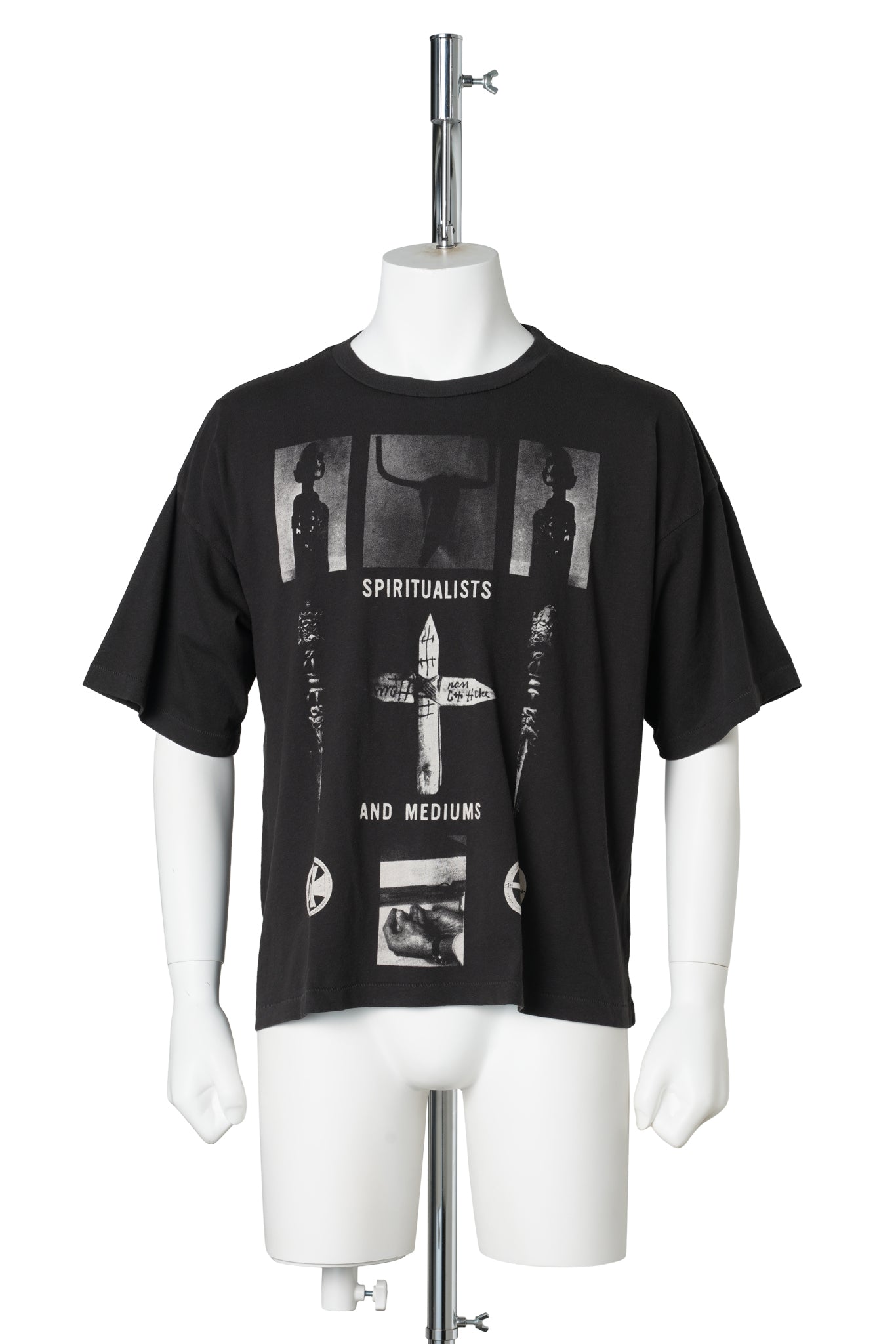 SPIRITUALISTS AND MEDIUMS T-SHIRT / FADED BLACK