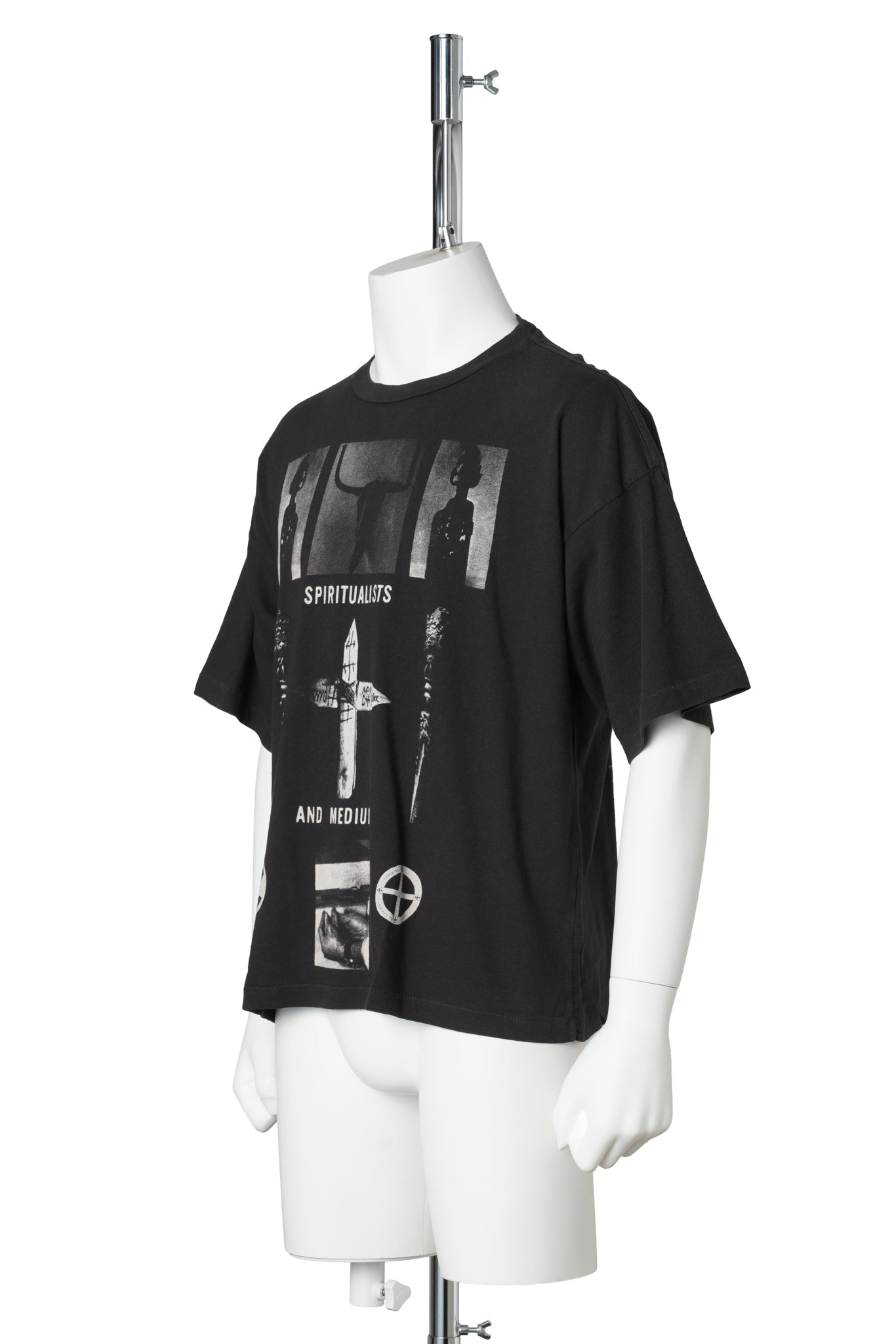 SPIRITUALISTS AND MEDIUMS T-SHIRT / FADED BLACK