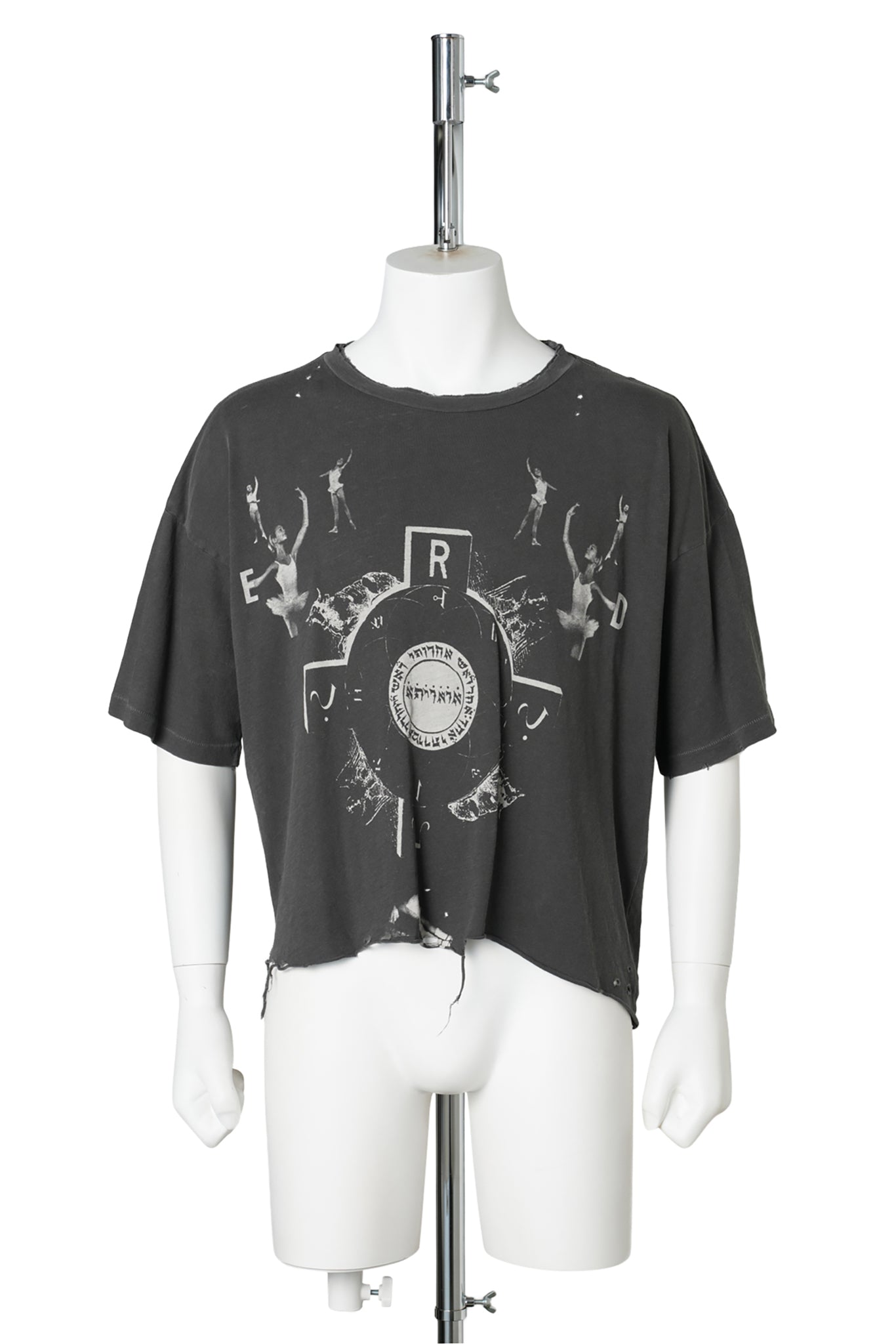 BED OF NAILS T-SHIRT / WASHED BLACK