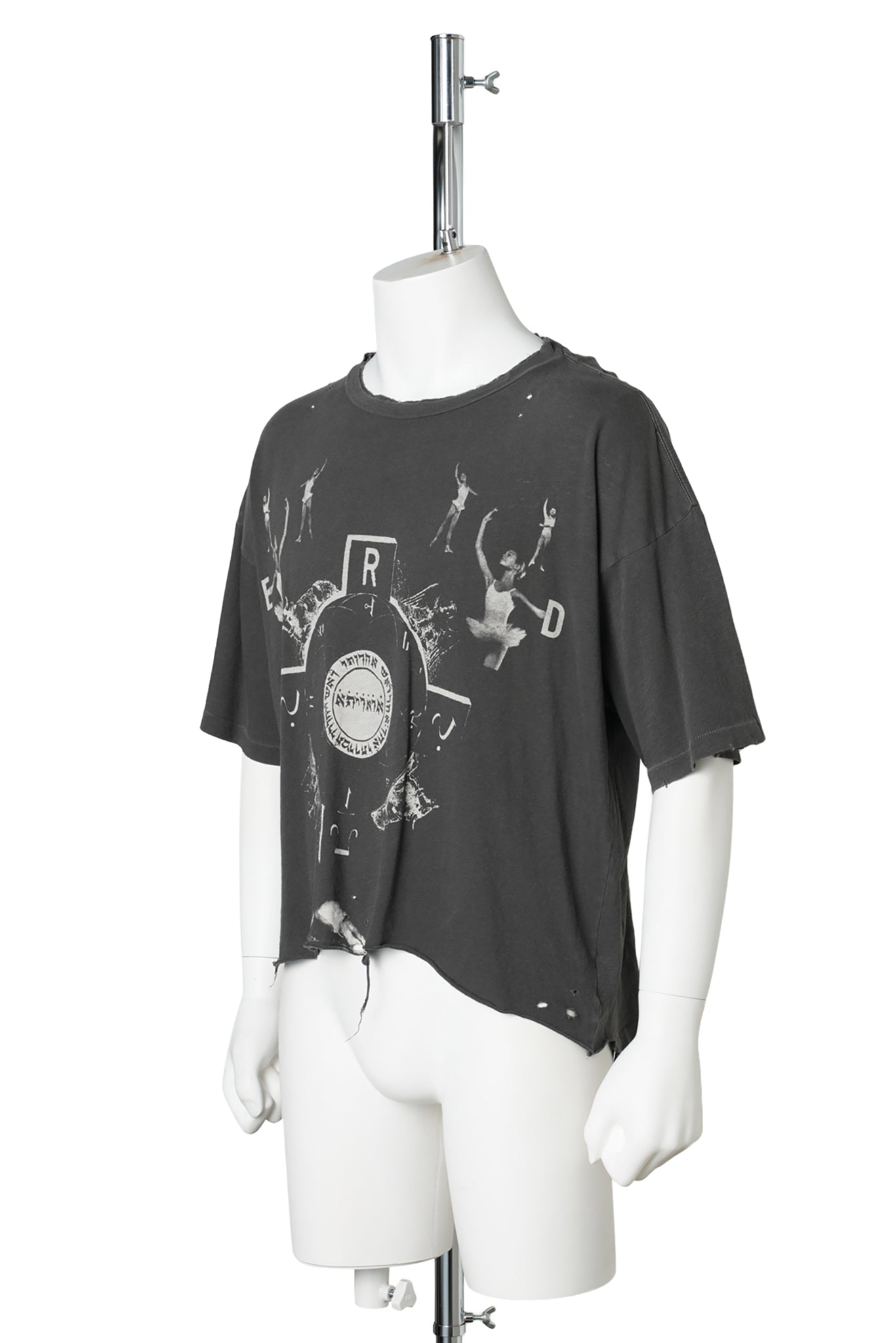 BED OF NAILS T-SHIRT / WASHED BLACK