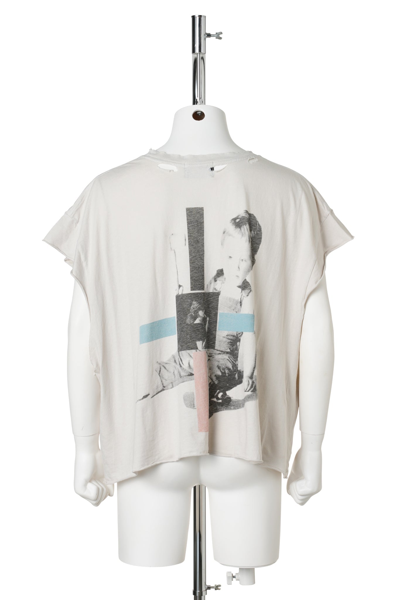 GARDEN OF UNBORN CHILDREN CUT-OFF T-SHIRT / DIRTY WHITE