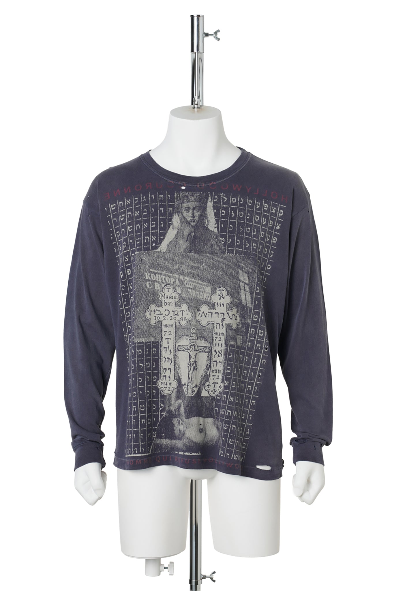HOLLYWOOD COURONNNE LS T-SHIRT / ANTIQUE PURPLE