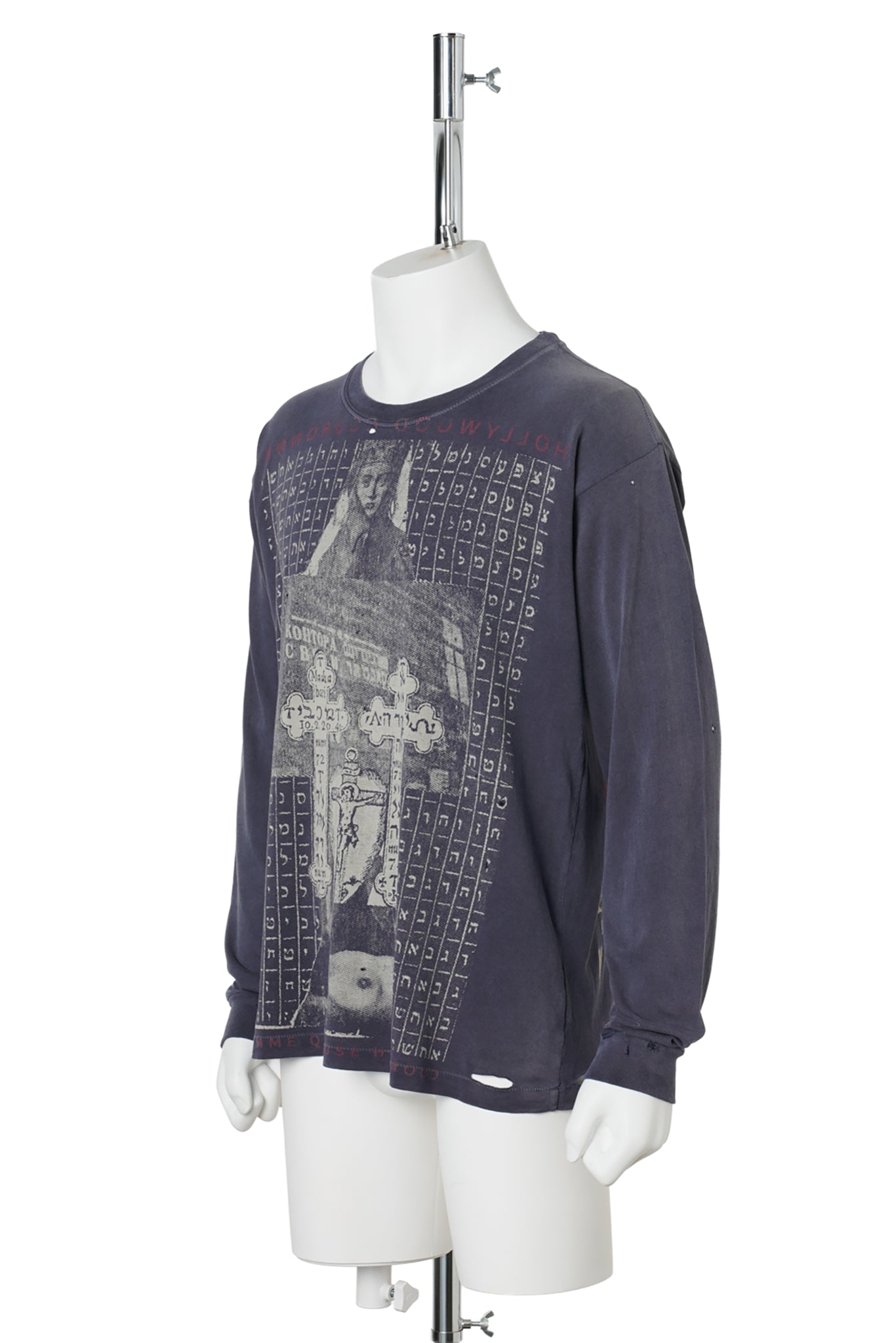 HOLLYWOOD COURONNNE LS T-SHIRT / ANTIQUE PURPLE
