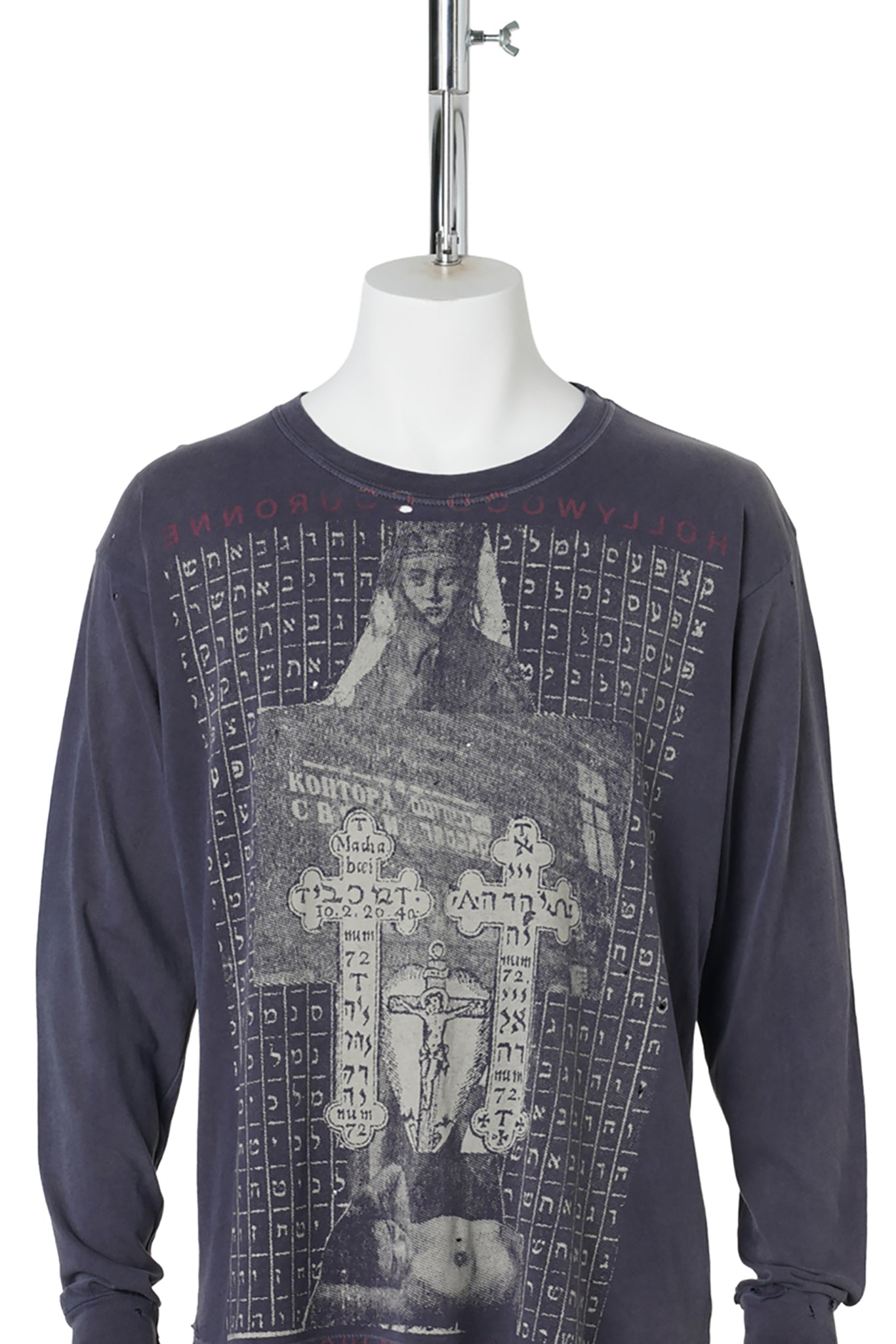 HOLLYWOOD COURONNNE LS T-SHIRT / ANTIQUE PURPLE