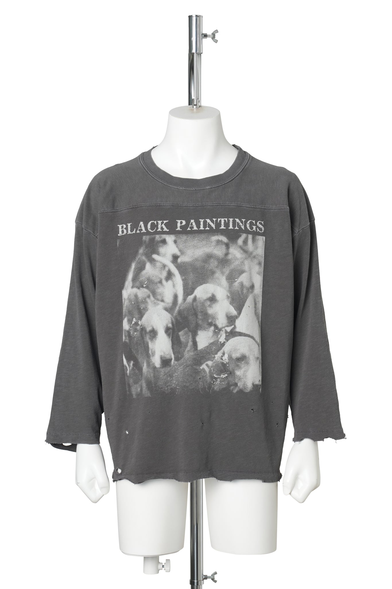 BLACK PAINTINGS HOCKEY JERSEY / CHARCOAL