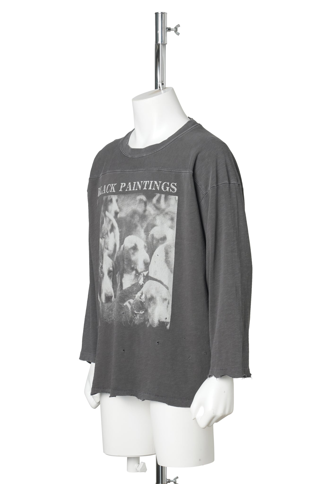 BLACK PAINTINGS HOCKEY JERSEY / CHARCOAL