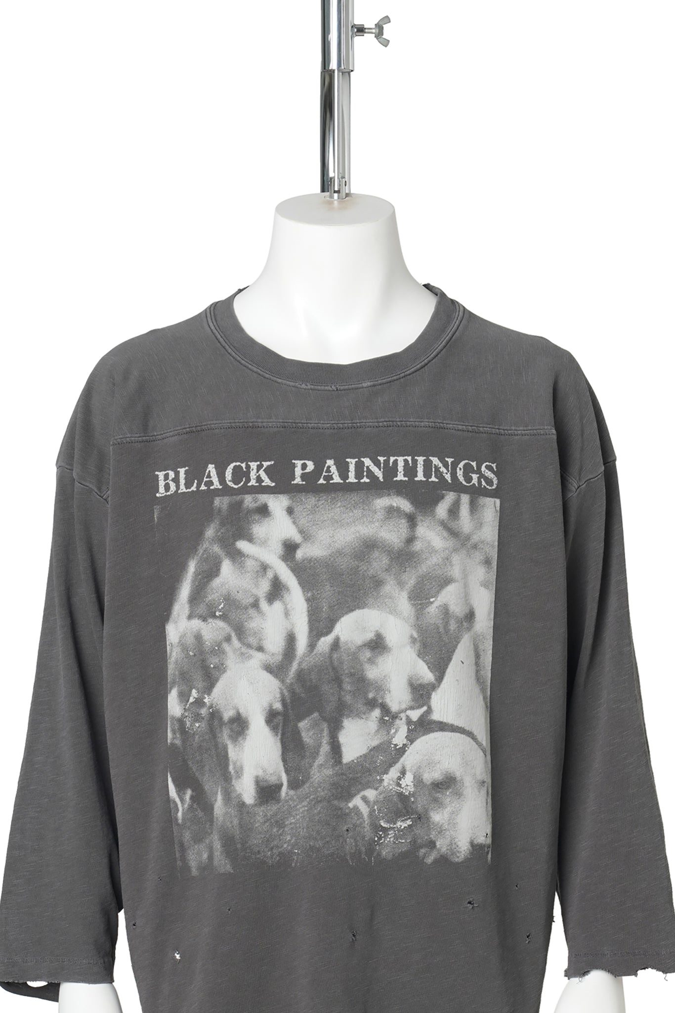 BLACK PAINTINGS HOCKEY JERSEY / CHARCOAL