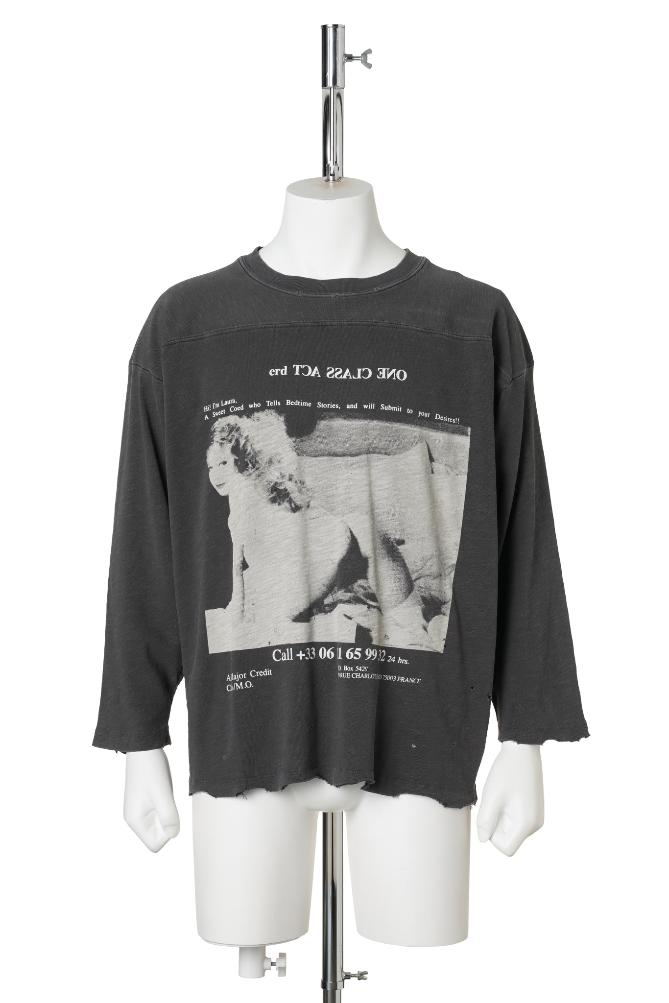 ONE CLASS ACT HOCKEY JERSEY / CHARCOAL