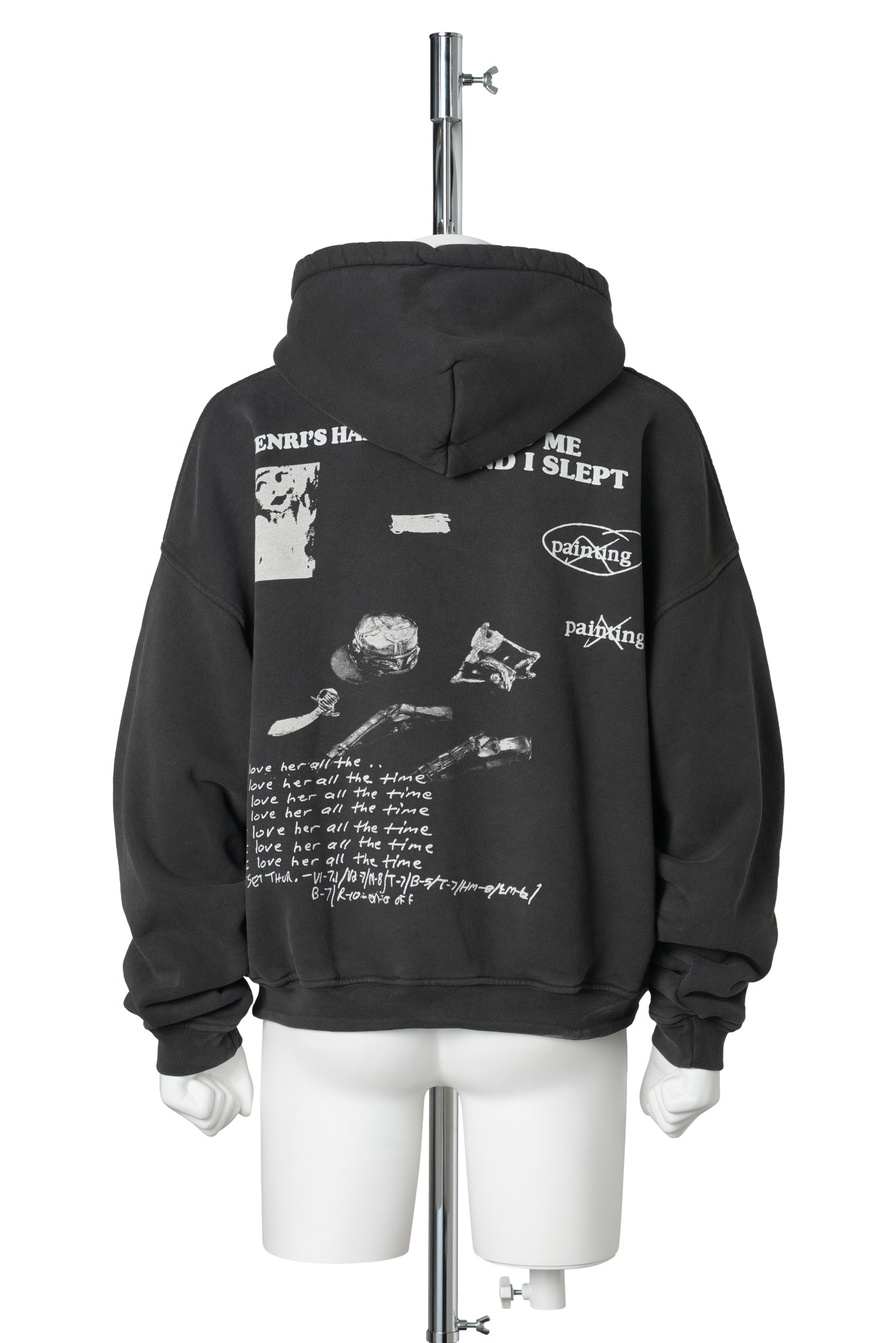 13 DAYS IN DETOX HOODIE / FADED BLACK