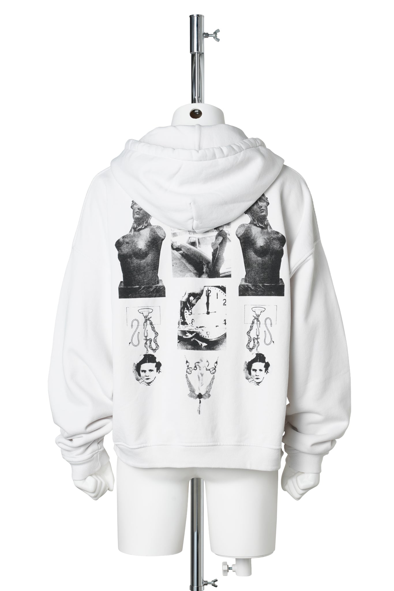 COWBOY / HEAD LIGHT HOODIE / THRASHED WHITE