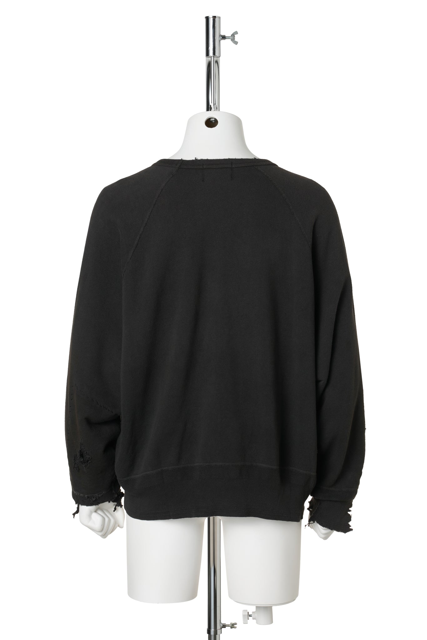 ERD LOGO RAGLAN CREWNECK / CHARCOAL