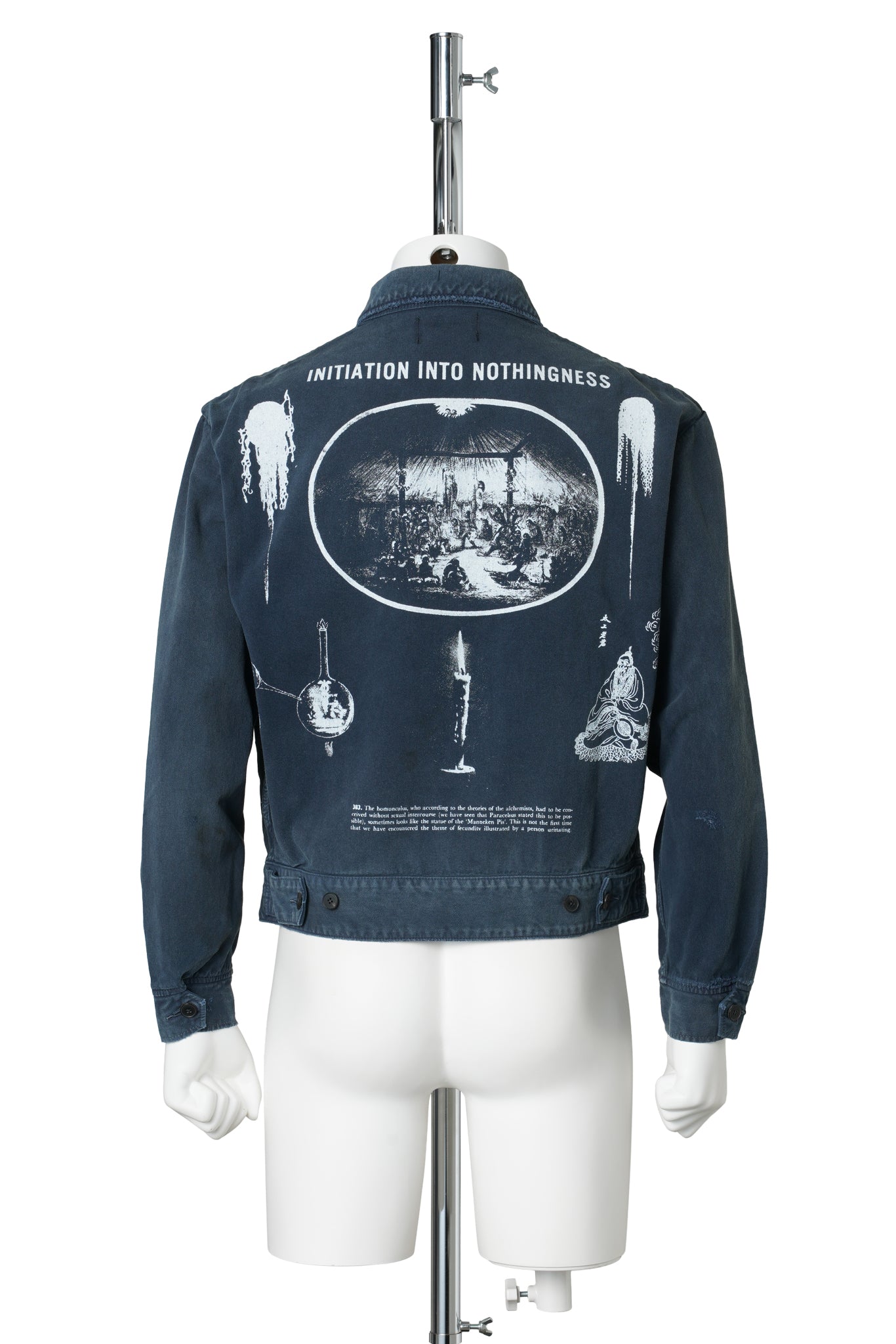 INITIATION INTO NOTHINGNESS MECHANICS JACKET / NAVY