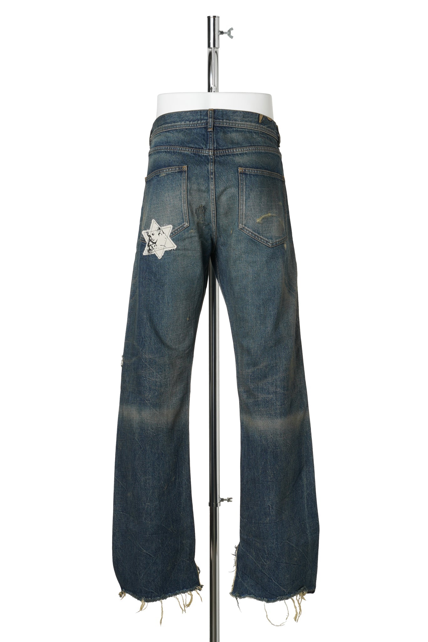 ONLY SON (BRUISED) JEANS PATCHED / DEEP BLUE