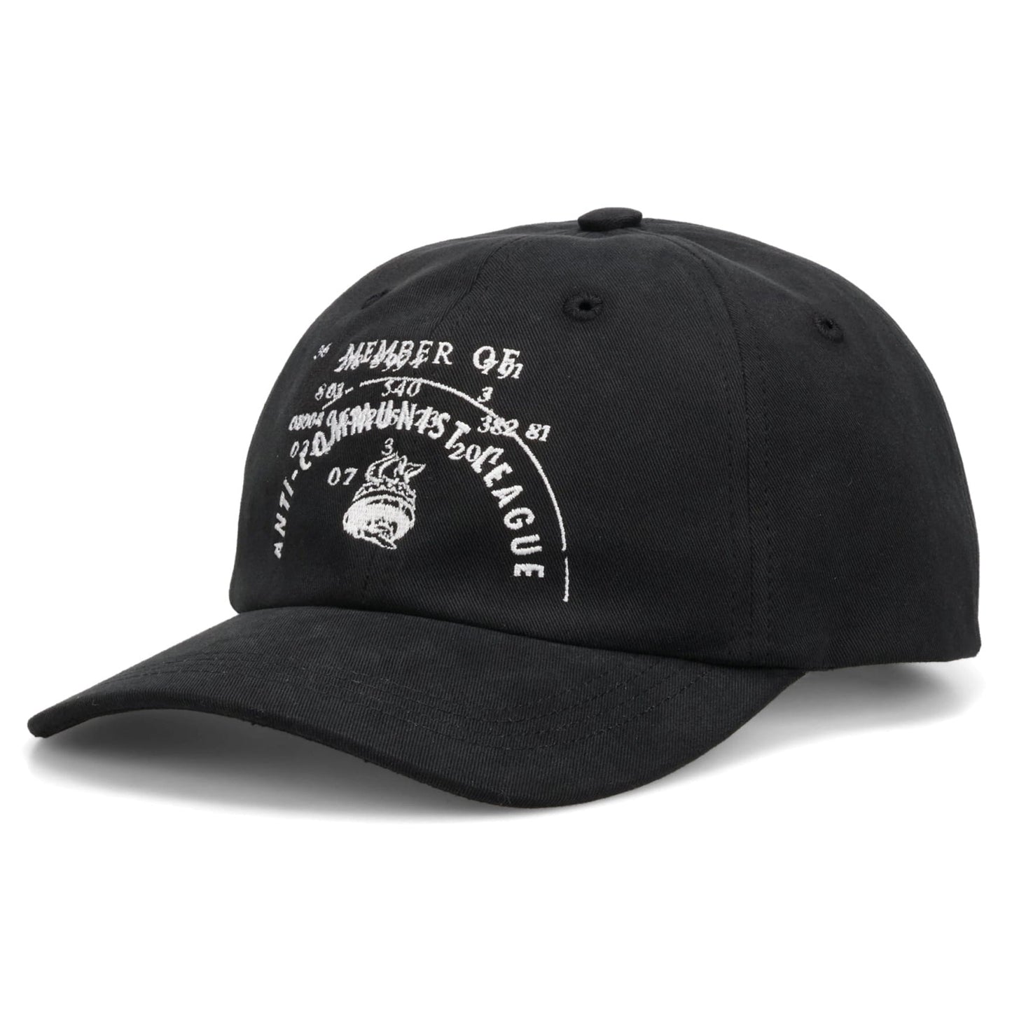 ANTI-COMMUNIST LEAGE 6-PANEL HAT / BLACK