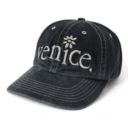 VENICE CAP WOVEN / BLACK