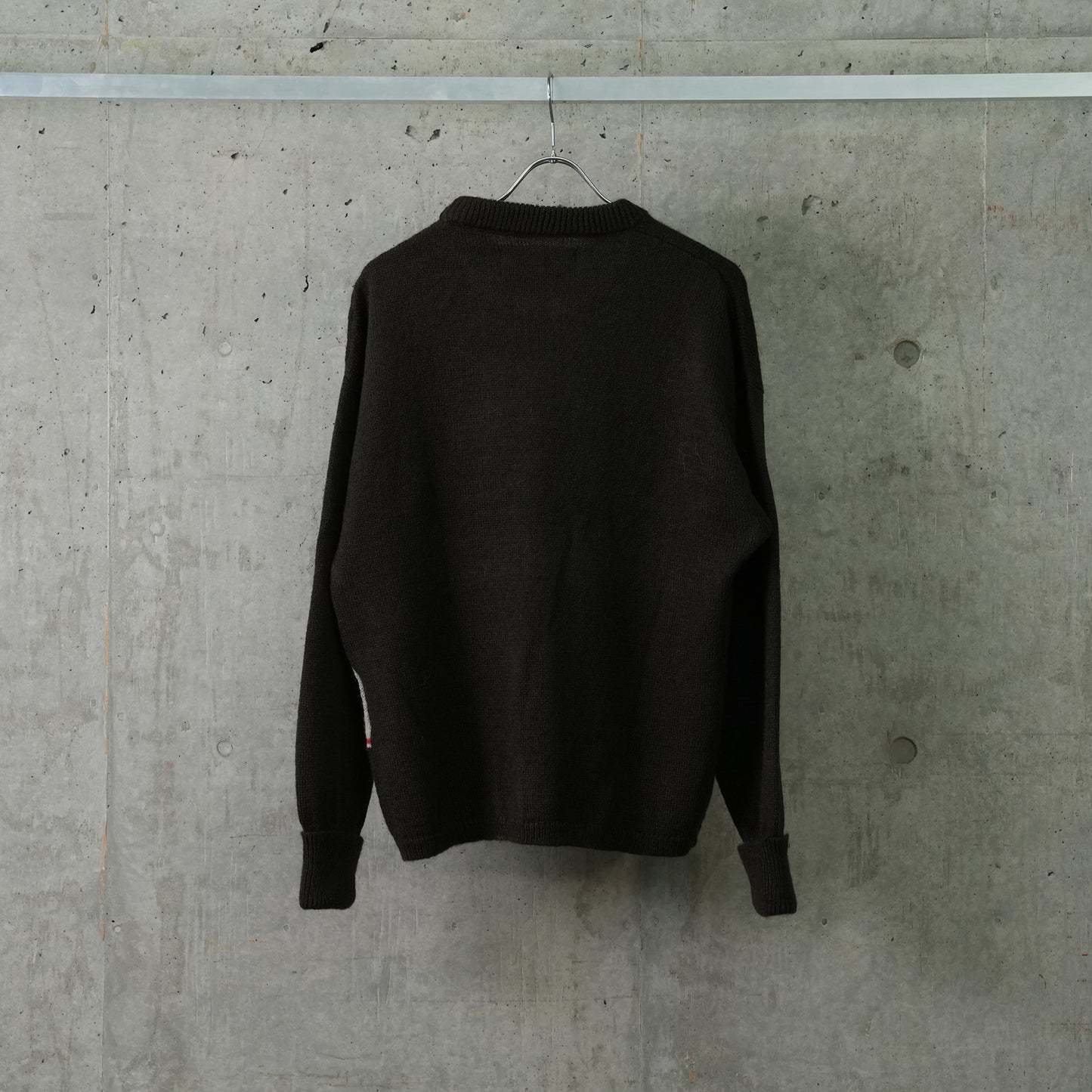 НАНААН WOOL MOHAIR SWEATER KNIT / BLACK