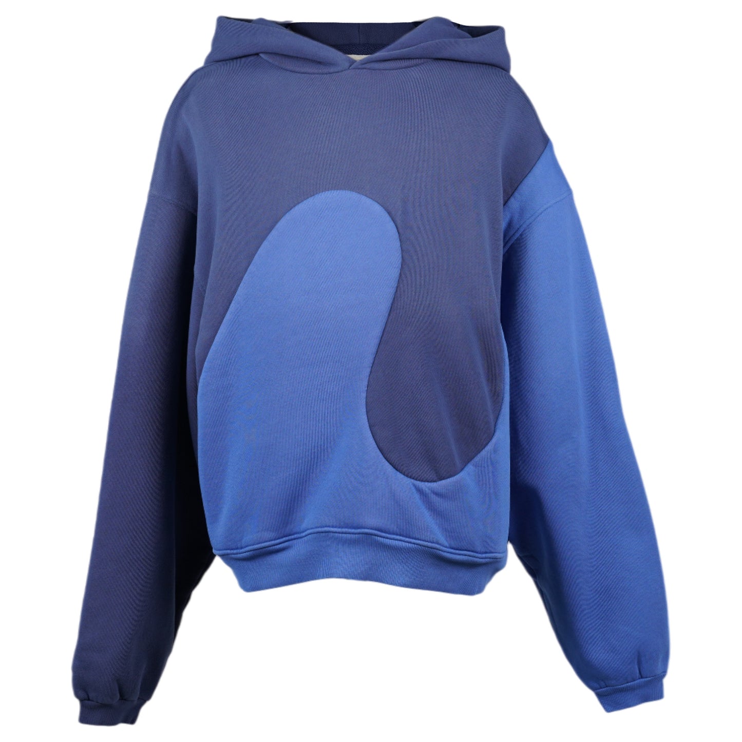 UNISEX CLASSIC SWIRL HOODIE KNIT / BLUE BLUE