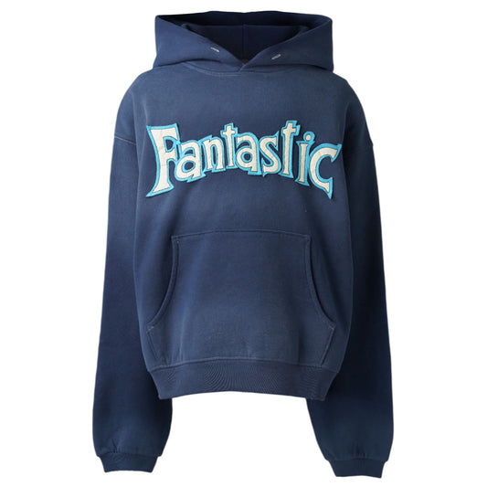 FANTASTIC HOODIE KNIT / NAVY