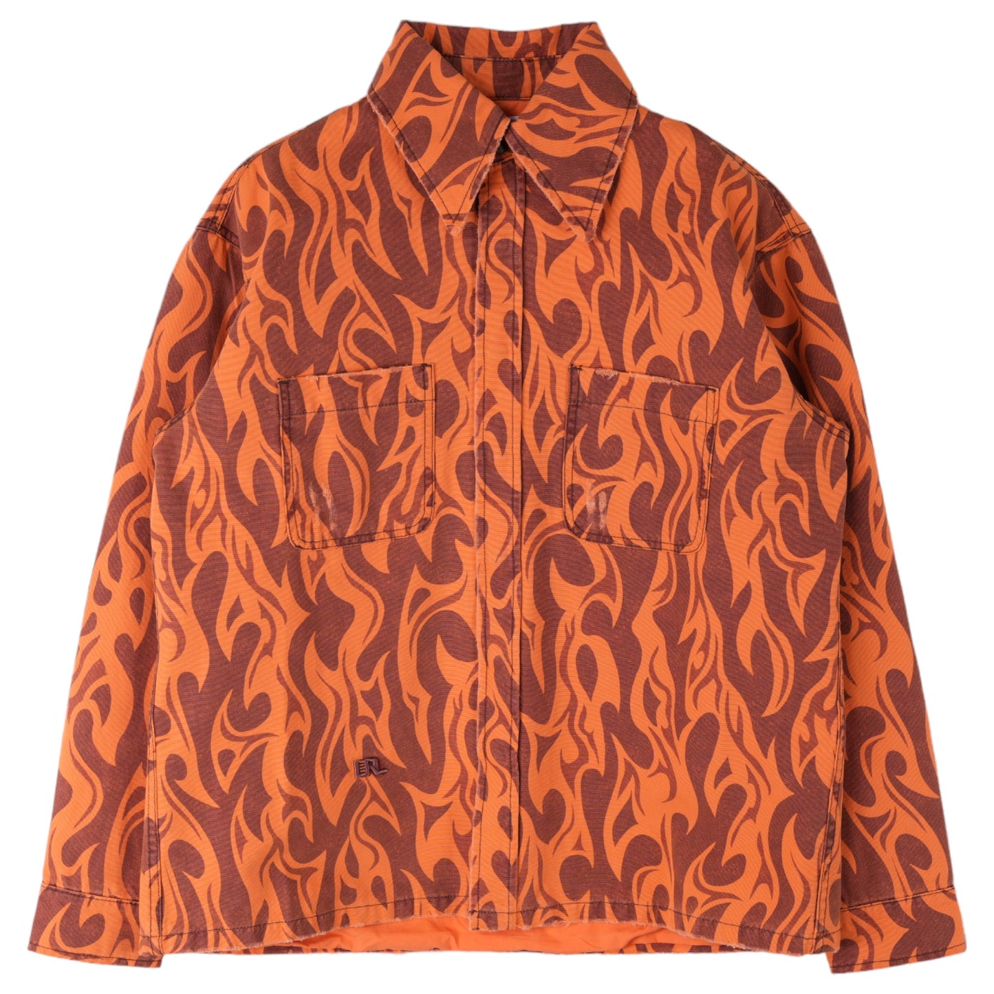 UNISEX CANVAS JACKET WOVEN / ORANGE FLAME