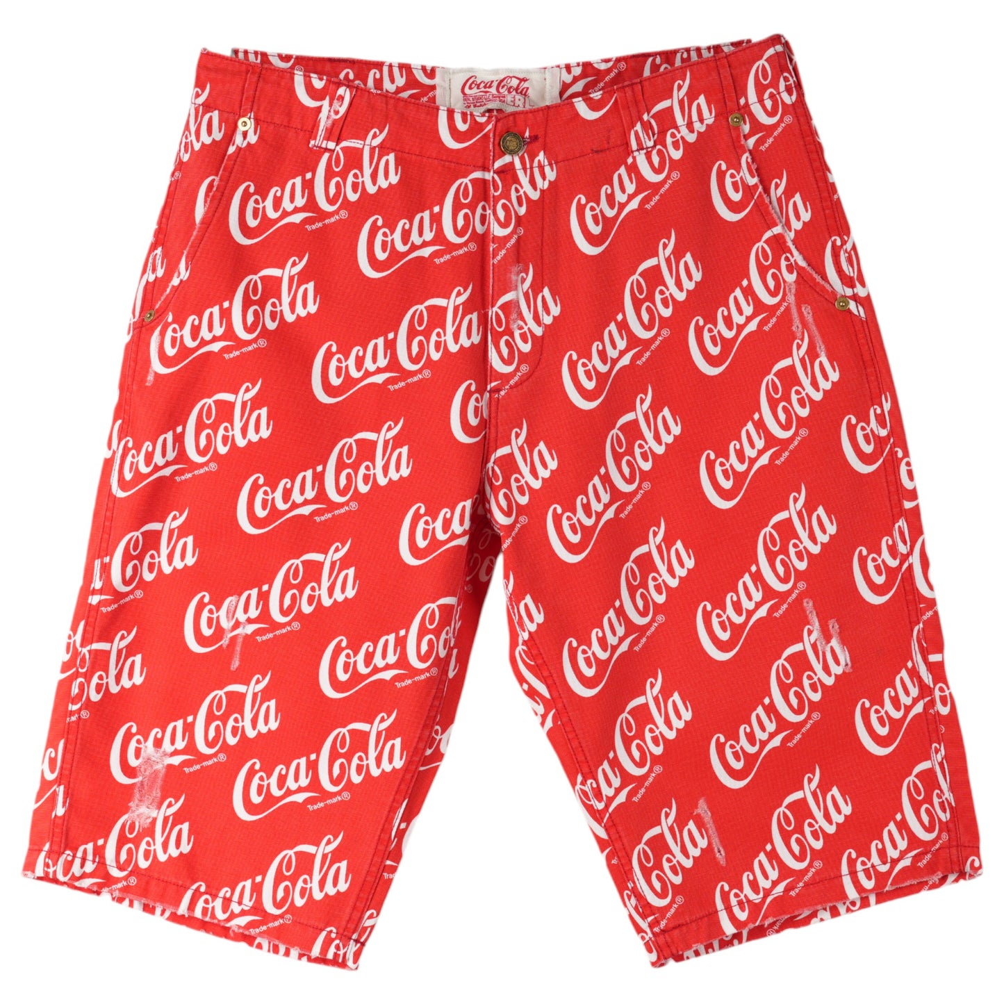 UNISEX PRINTED CANVAS SHORTS WOVEN / COCA COLA